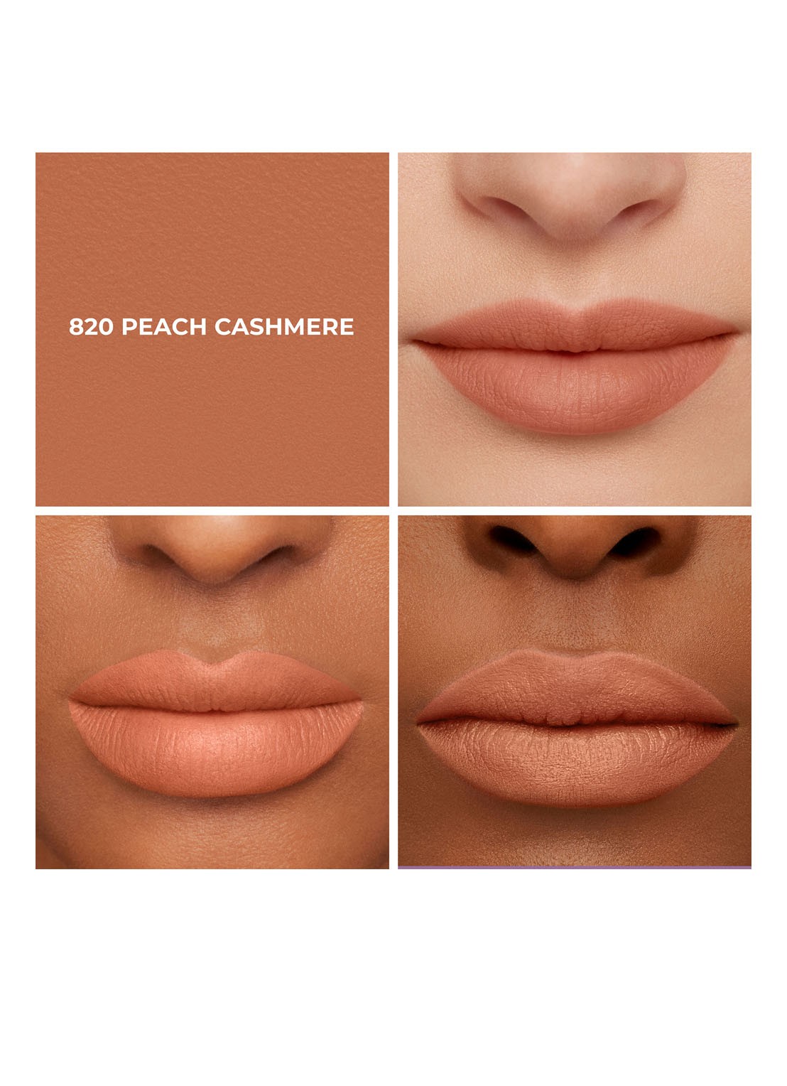 Laura Mercier Caviar Smoothing Matte Lipstick - detail 5 820 peach cashmere
