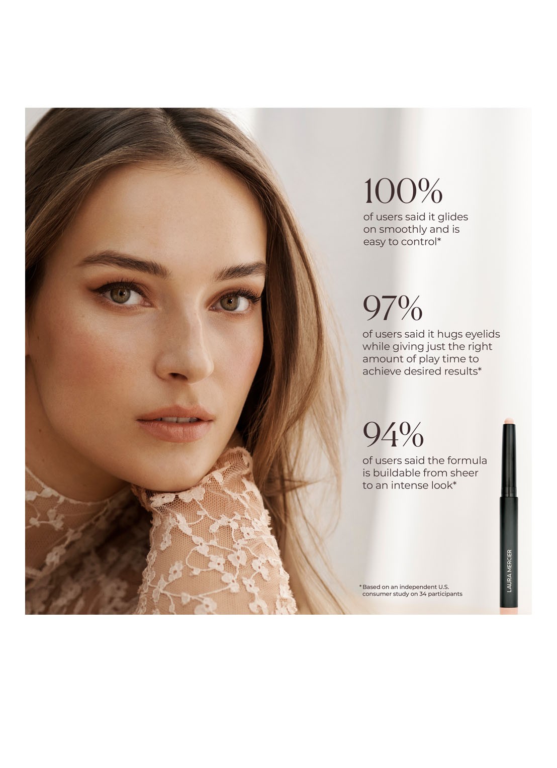 Laura Mercier Caviar Stick Eye Colour - oogschaduwstick - detail 7 vanilla kiss