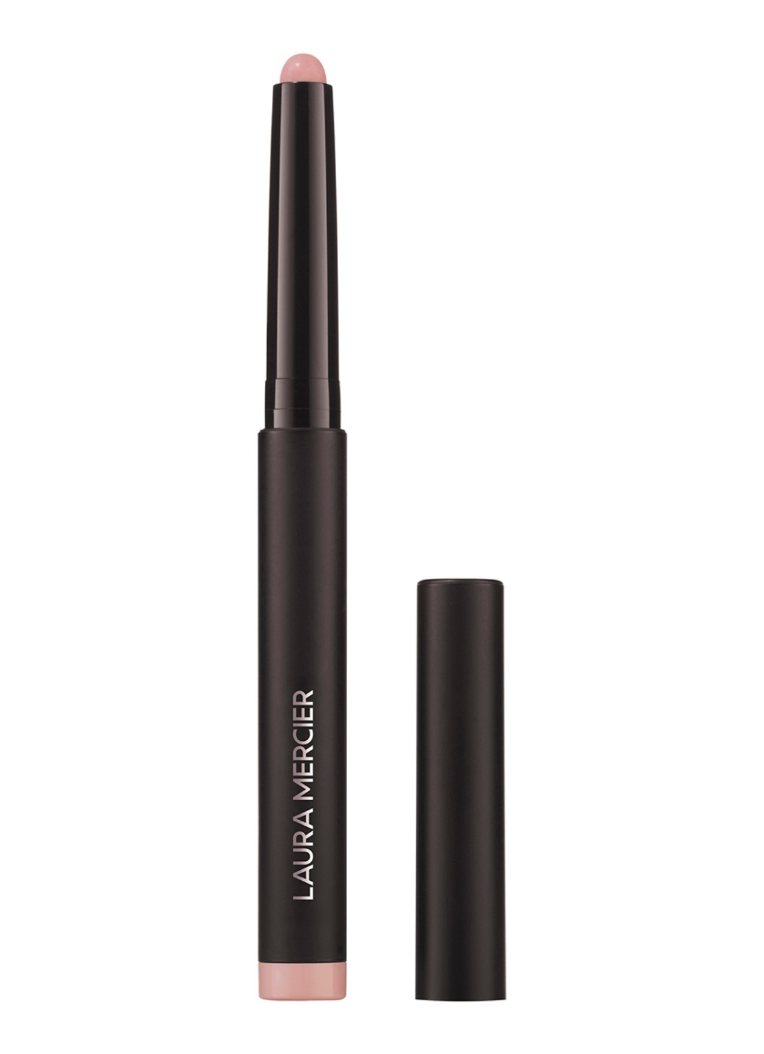 Laura Mercier Caviar Stick Eye Shadow - matte oogschaduwstick - voorkant pink sued