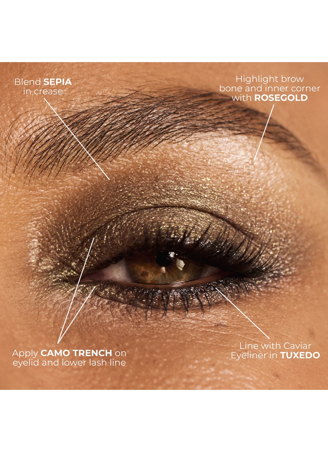 Laura Mercier Caviar Stick Eye Shadow Mixed Metals - shimmer oogschaduwstick - detail 4 camo trench