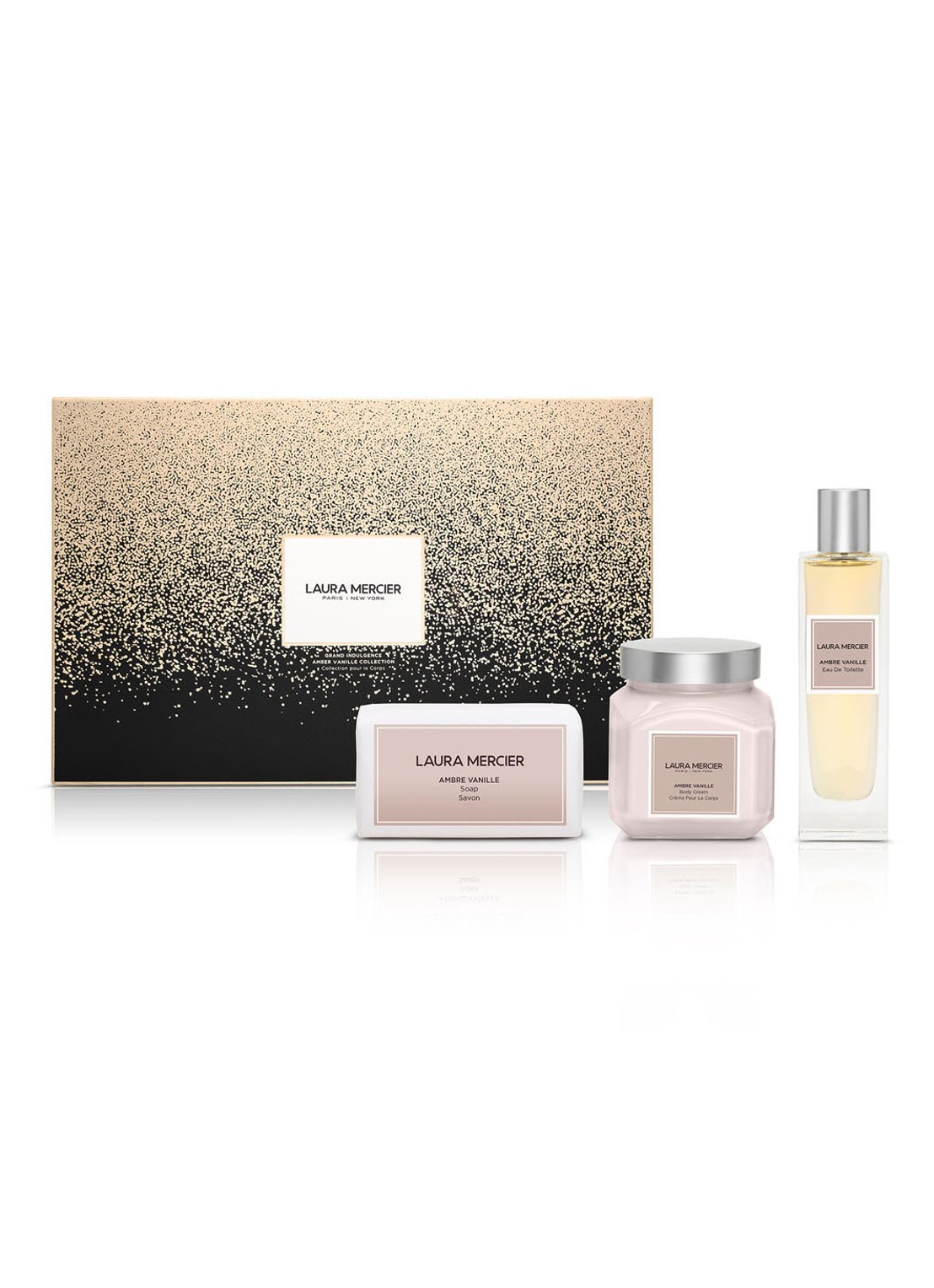 Laura Mercier Grand Indulgence - Ambre Vanille Collection - Limited Edition verzorgingsset - voorkant undefined
