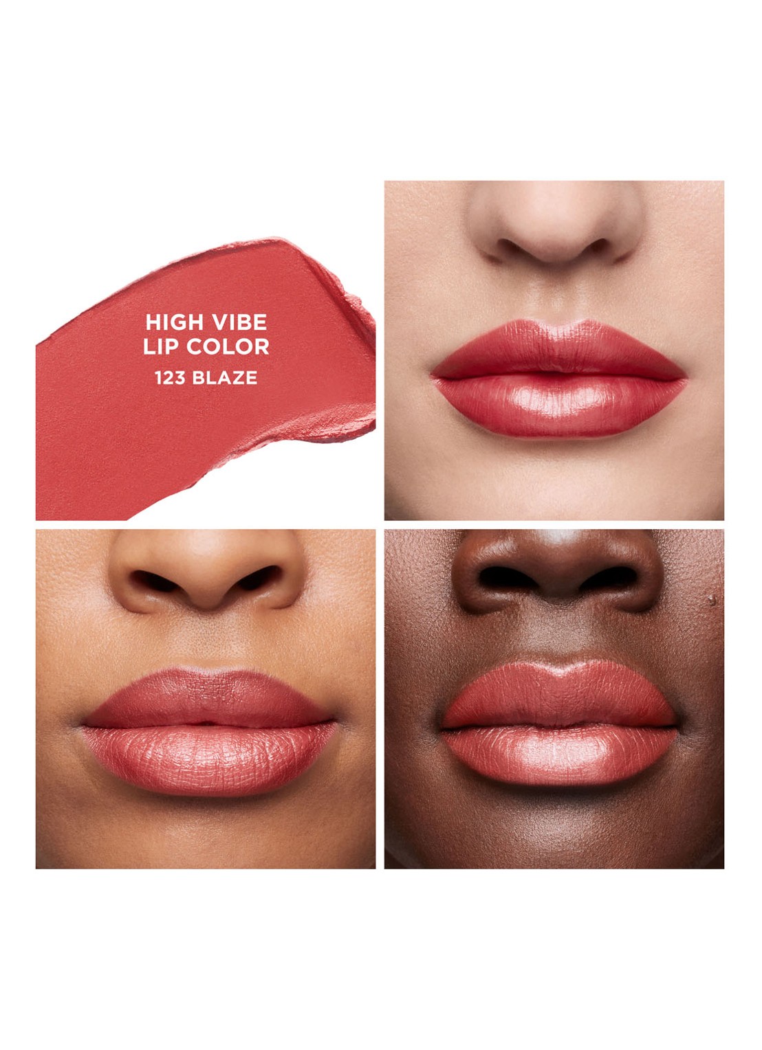 Laura Mercier High Vibe Lip Color - lipstick - detail 3 123 blaze