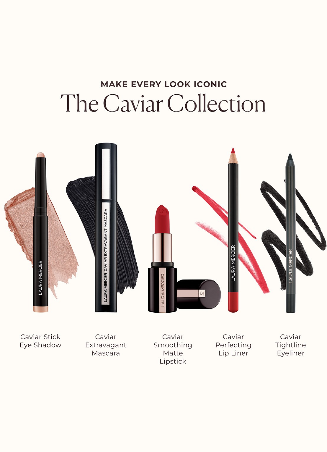Laura Mercier Mini Caviar Extravagant Mascara  - detail 5 black