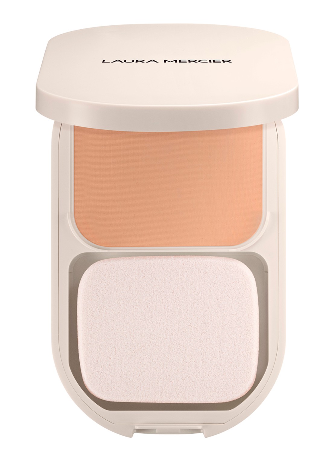 Laura Mercier Real Flawless Feather Matte Powder Foundation - voorkant 2n affogato