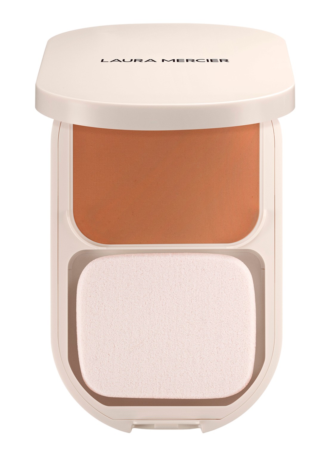 Laura Mercier Real Flawless Feather Matte Powder Foundation - voorkant 4w crème brulee