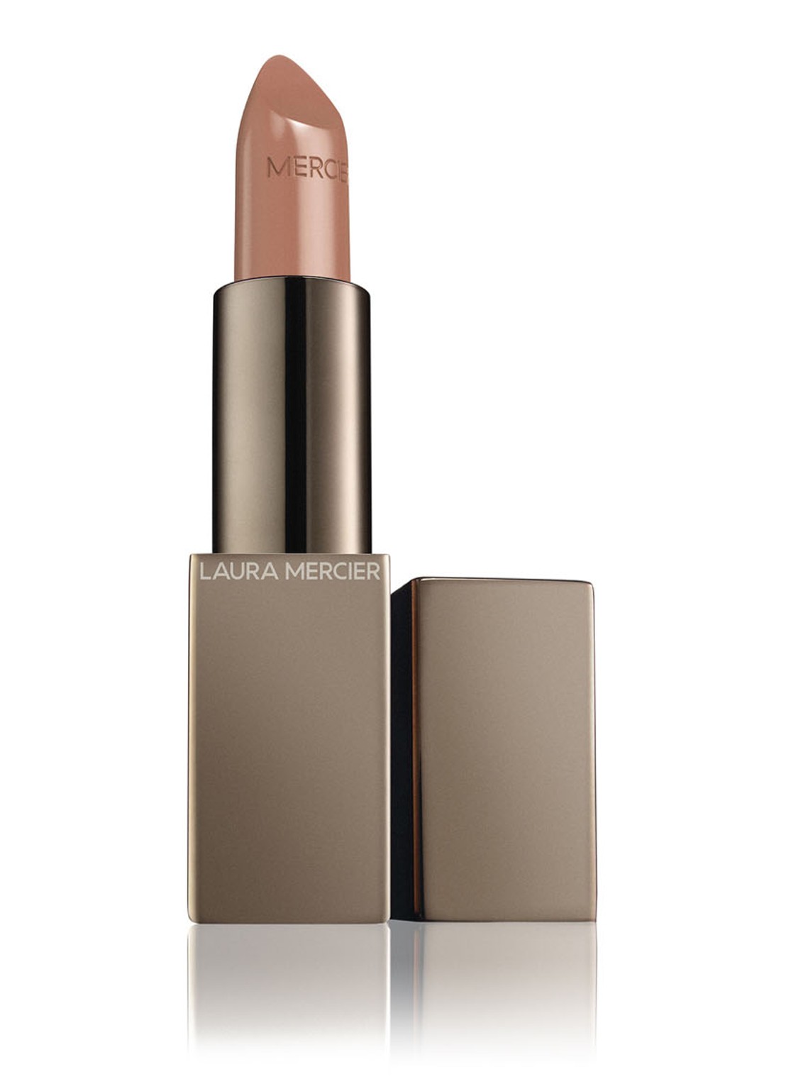 Laura Mercier Rouge Essentiel Silky Crème Lipstick - voorkant brun pâle
