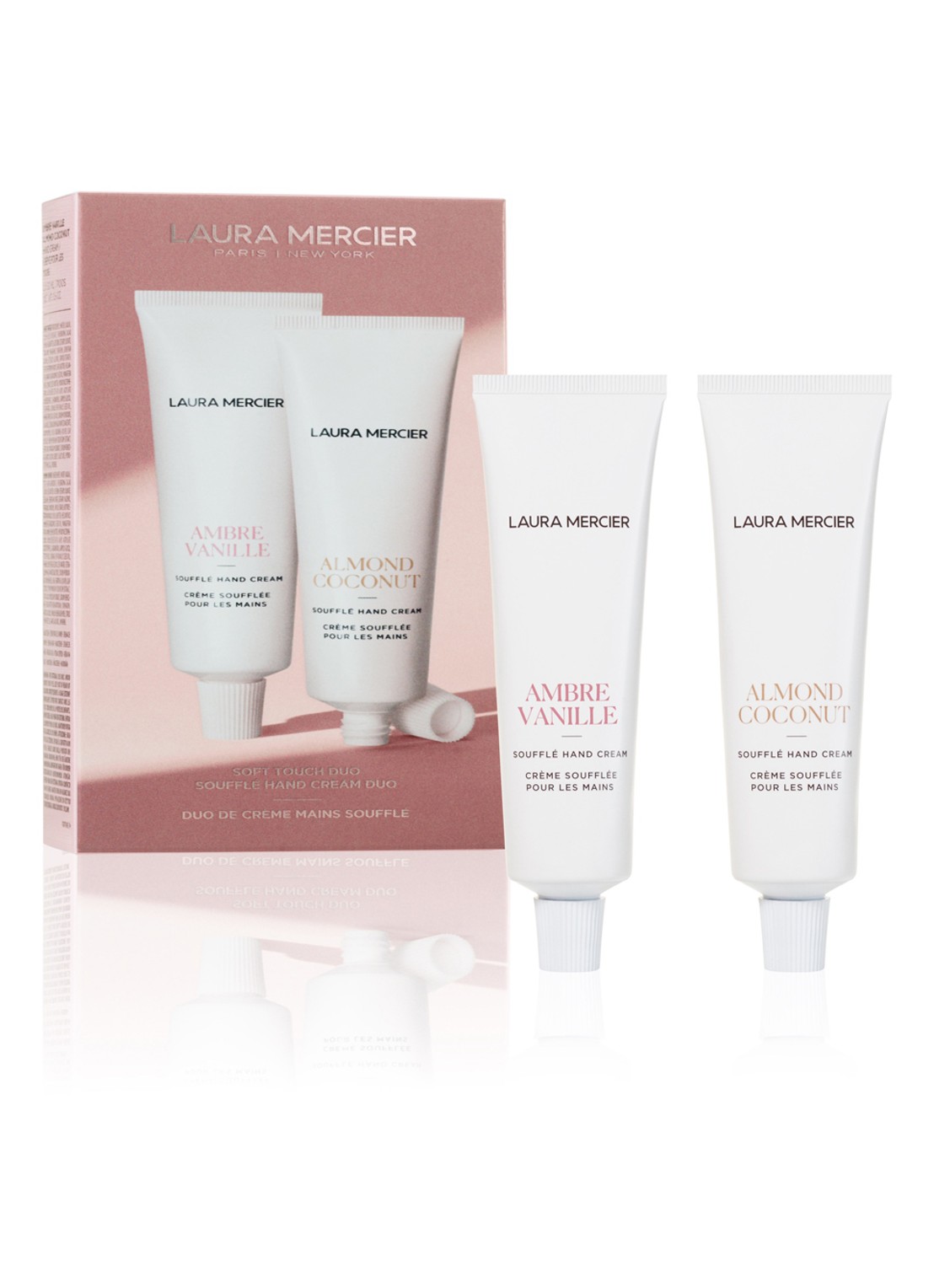 Laura Mercier Soft Touch Duo Soufflé Hand Creams - handcrème set - voorkant undefined
