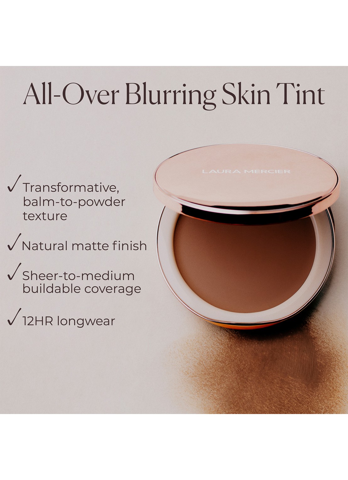 Laura Mercier Tinted Blur Balm - poeder - achterkant 7 6