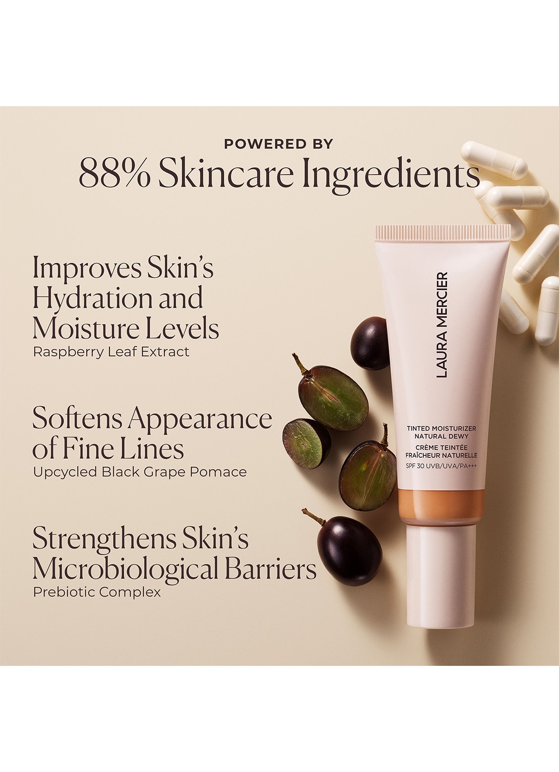 Laura Mercier Tinted Moisturizer Natural Dewy - getinte dagcrème  - detail 6 1n birch