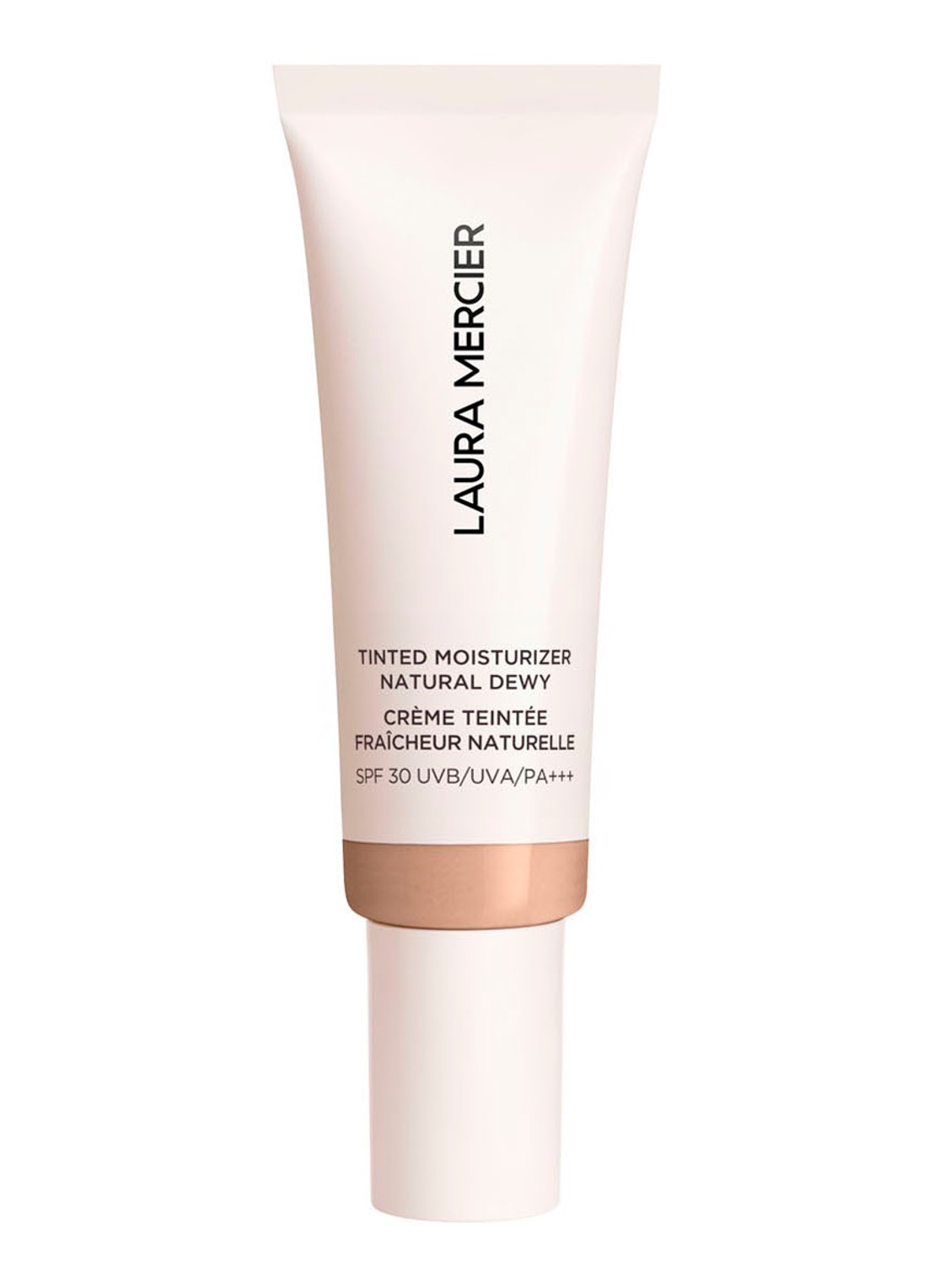 Laura Mercier Tinted Moisturizer Natural Dewy - getinte dagcrème  - voorkant 3c fawn