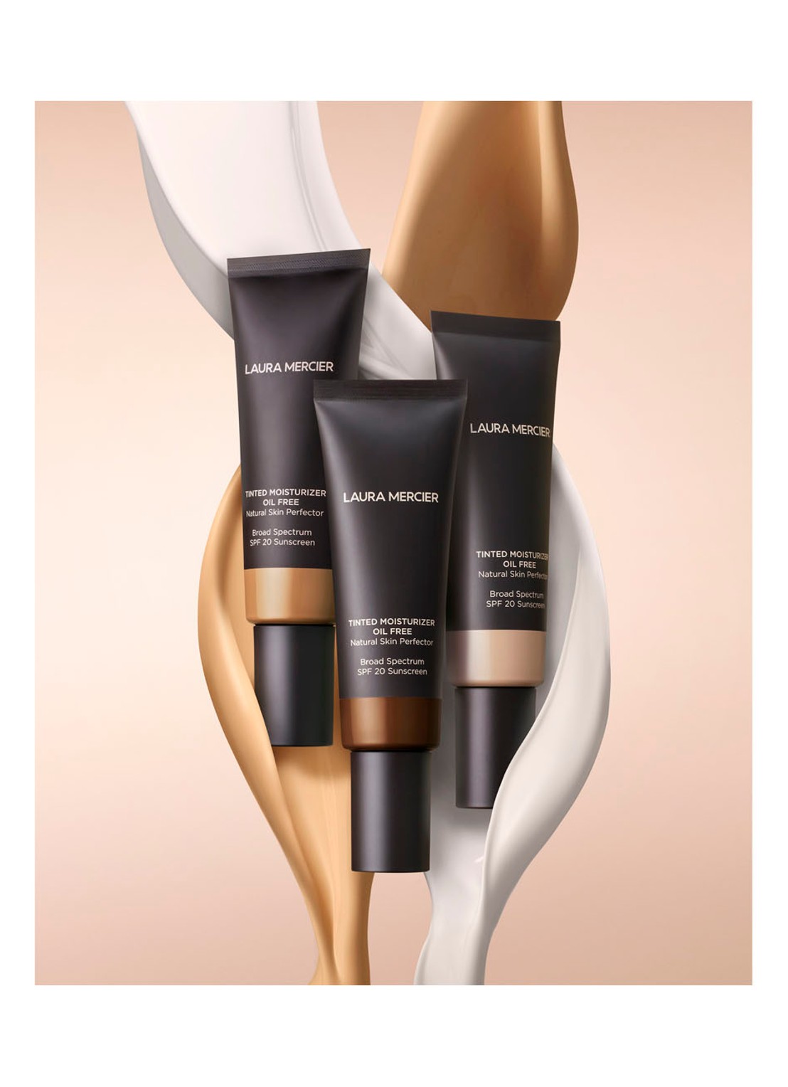 Laura Mercier Tinted Moisturizer Oil Free Natural Skin Perfector SPF 20 - getinte dagcrème  - voorkant 2 2w1 natural