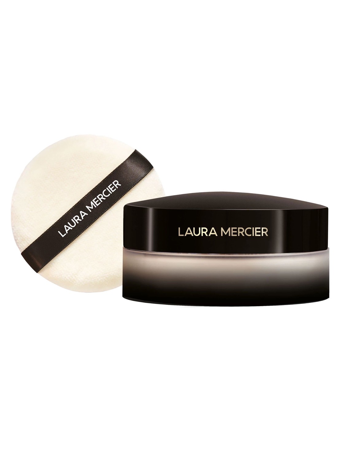 Laura Mercier Translucent Loose Setting Powder Jumbo & Velour Puff - gezichtspoeder - voorkant 6 translucent
