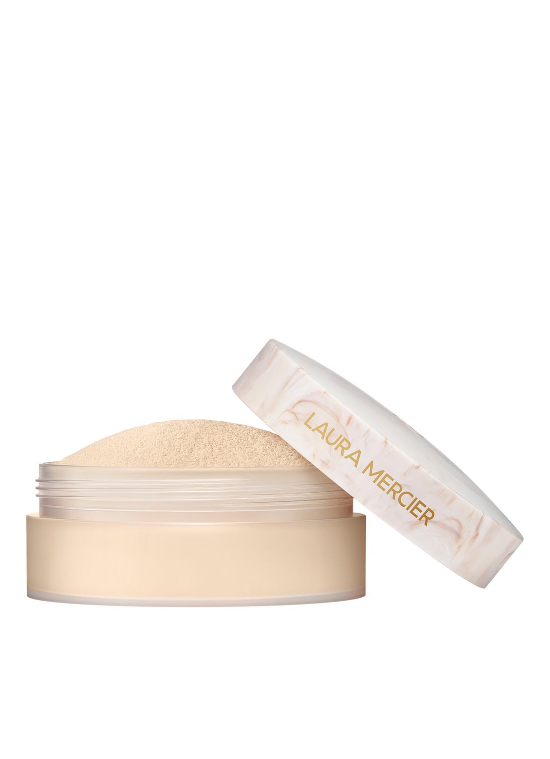 Laura Mercier Translucent Loose Setting Powder - losse poeder - voorkant translucent