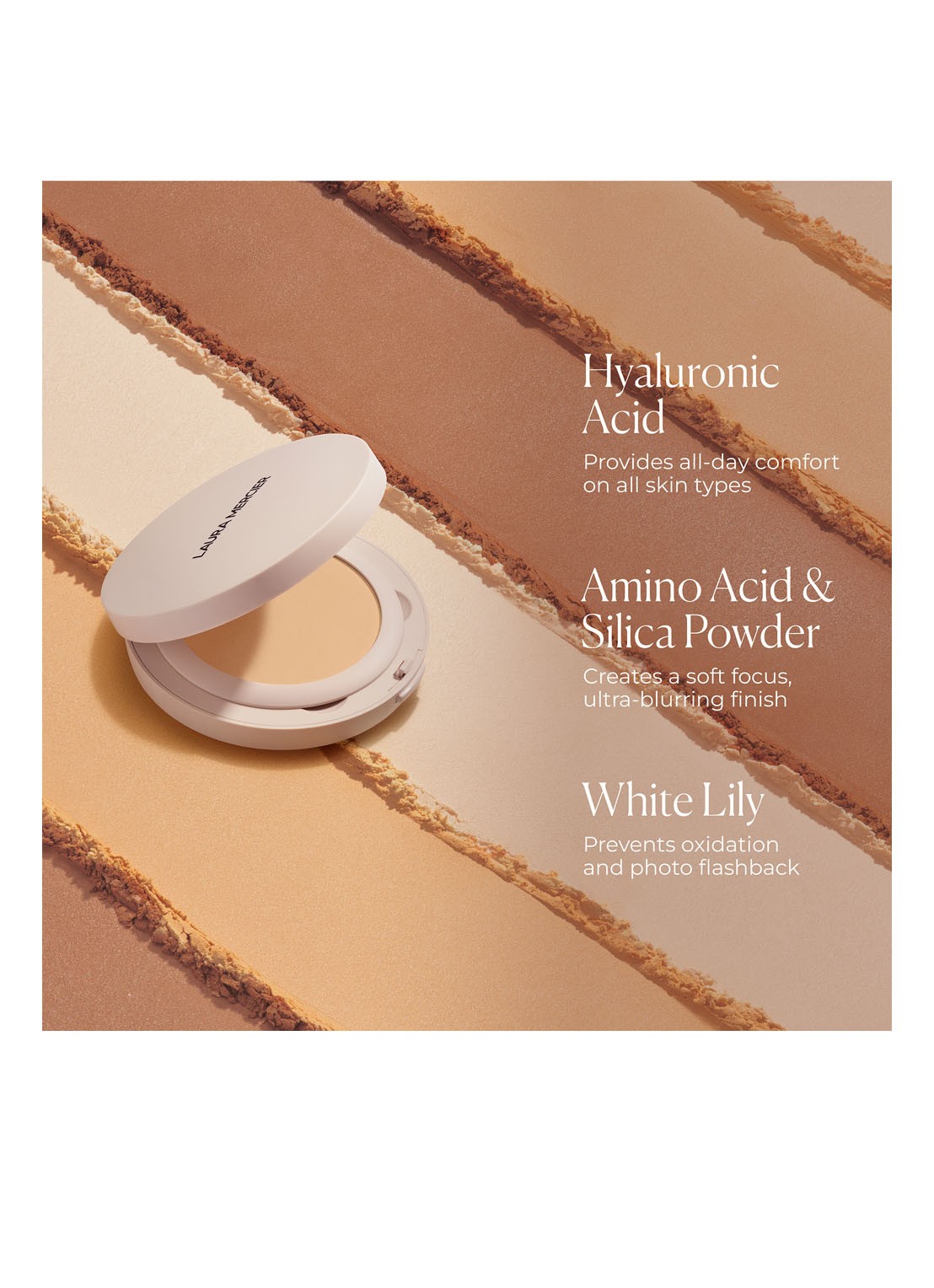 Laura Mercier Translucent Pressed Setting Powder Ultra Blur - losse poeder - detail 6 translucent medium deep