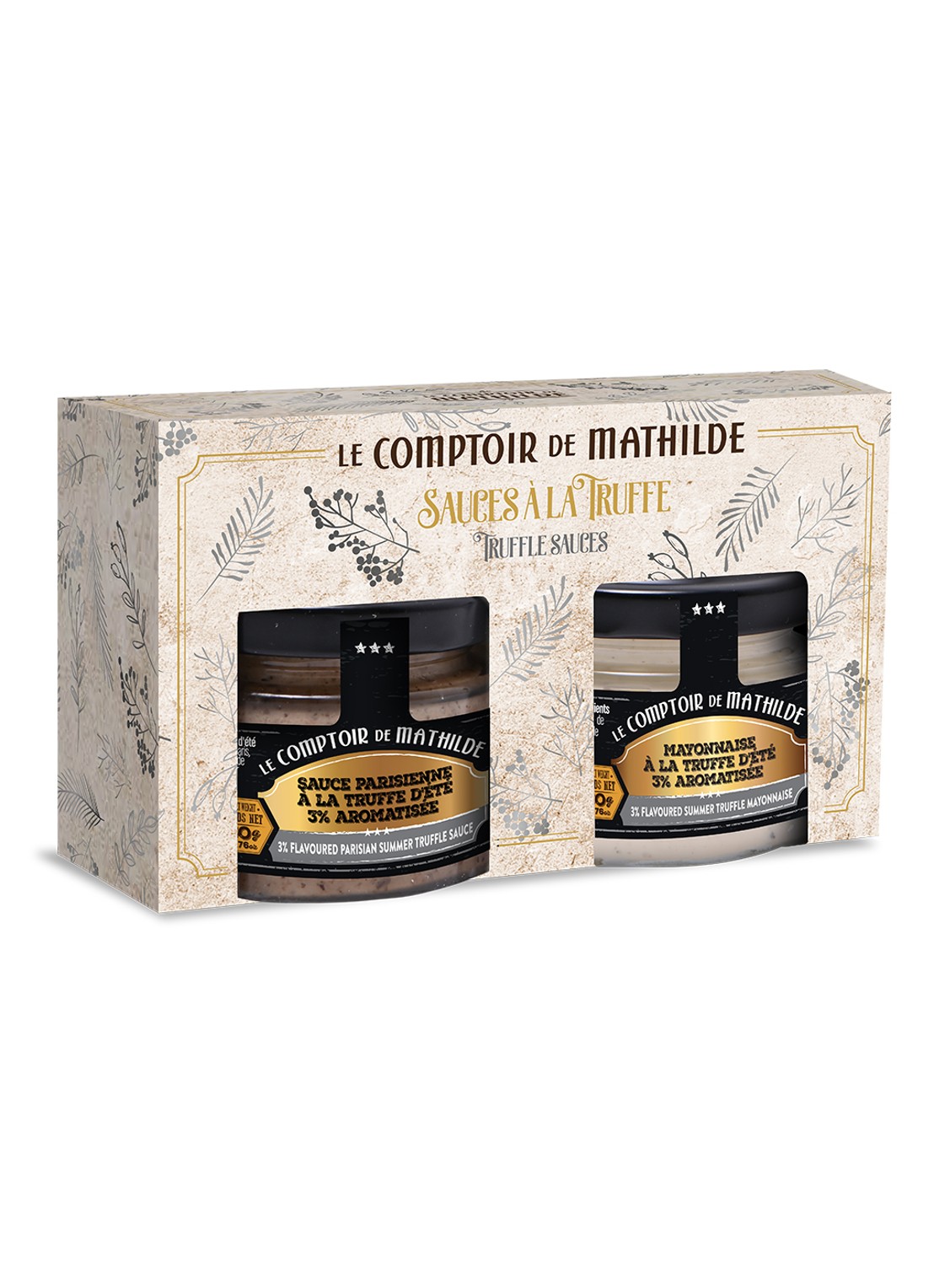 Le Comptoir de Mathilde Truffelmayonaise en truffel Allemande saus 2-delige set - voorkant undefined