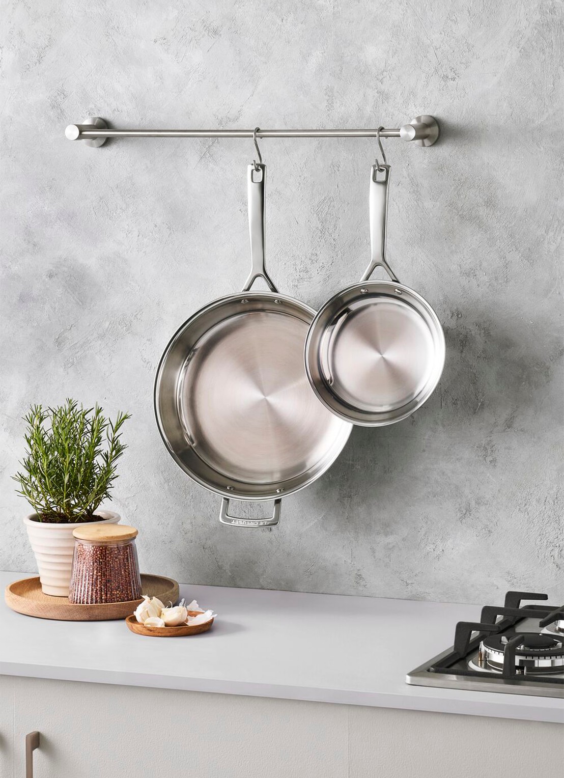 Le Creuset 3-ply koekenpan 30 cm - detail 7 beige