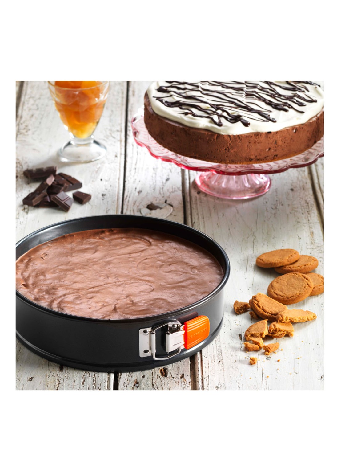 Le Creuset Anti-aanbak springvorm 24 cm  - detail 6 zwart