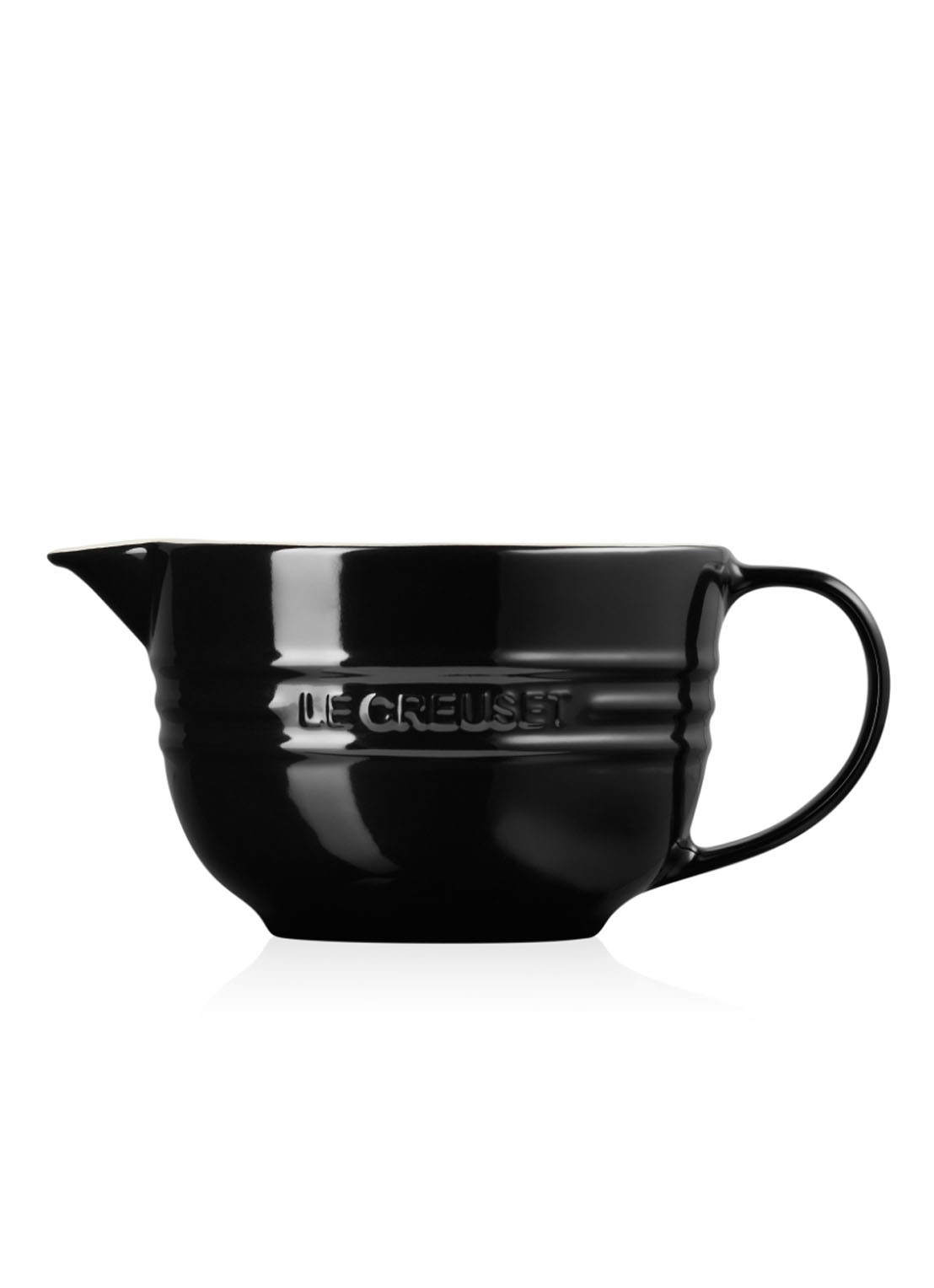 Le Creuset Beslagkom van aardewerk 2 liter - achterkant 2 ebbenzwart / zwart