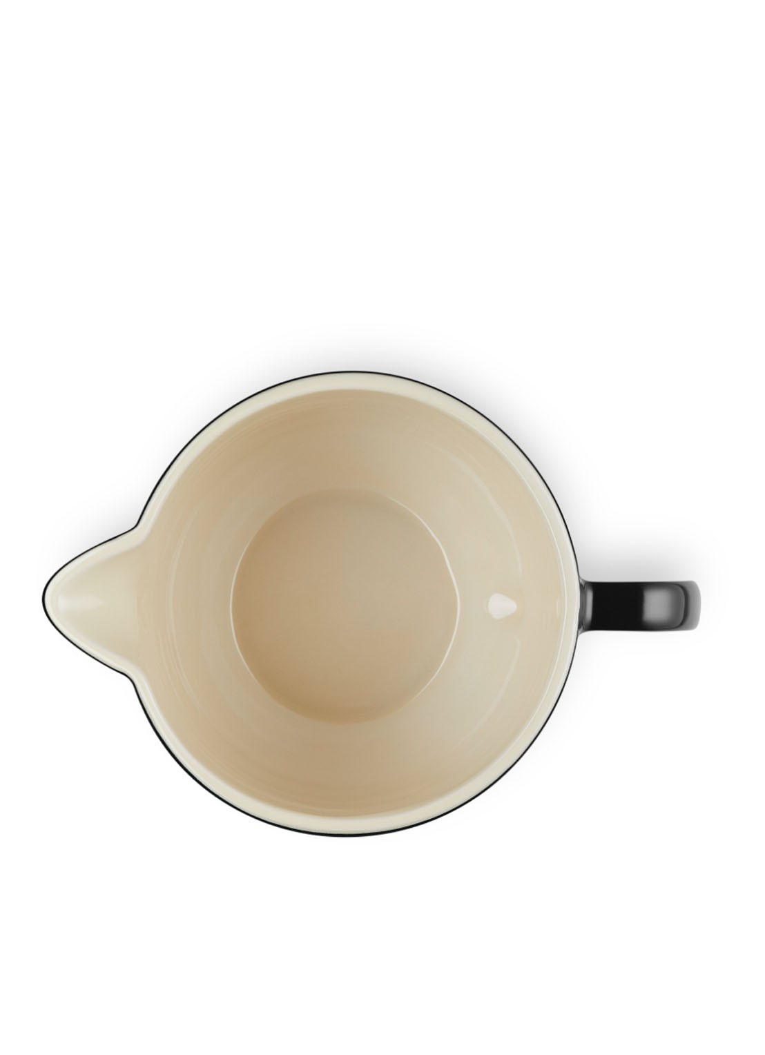 Le Creuset Beslagkom van aardewerk 2 liter - detail ebbenzwart / zwart