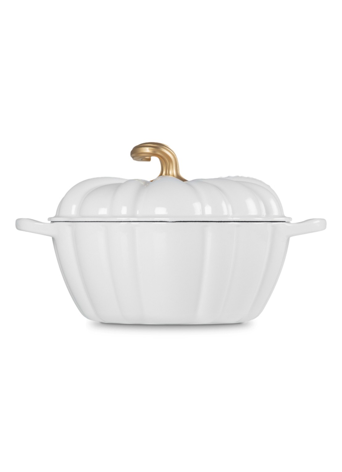 Le Creuset Braad-/stoofpan Ø24 cm - achterkant 3 wit