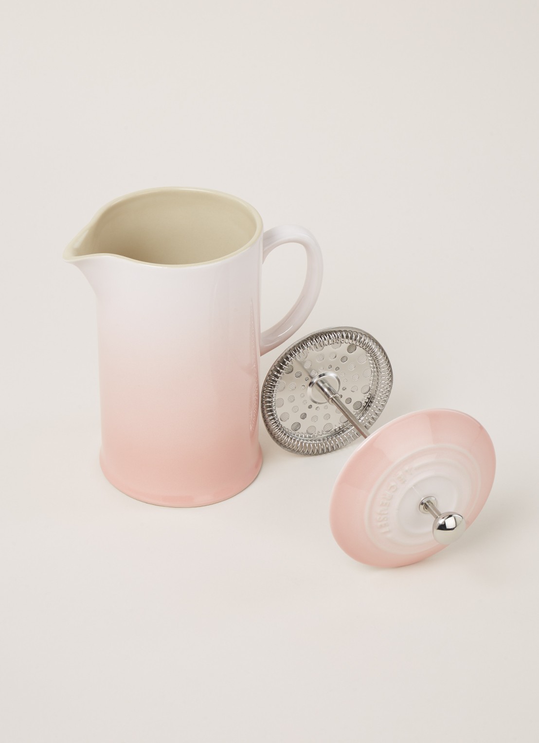Le Creuset Cafetière 1 liter - detail shell pink / roze