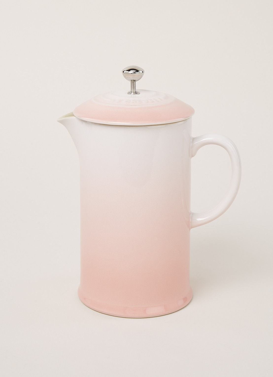 Le Creuset Cafetière 1 liter - voorkant 3 shell pink / roze