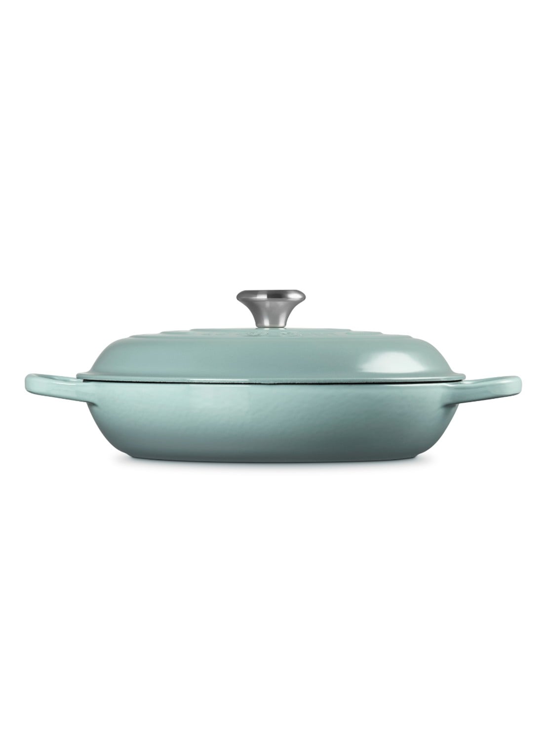 Le Creuset Campagnard braadpan  Ø30 cm - detail 2 zeegroen
