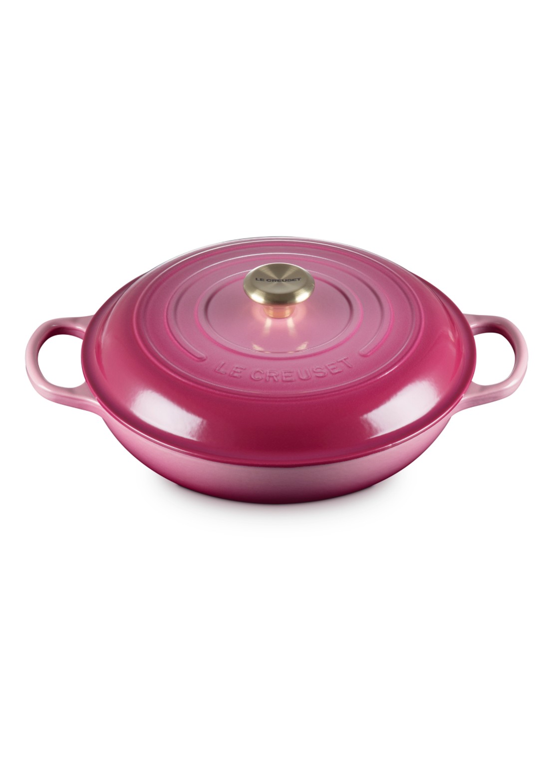 Le Creuset Campagnard braadpan Ø30 cm - detail 3 berry / roze