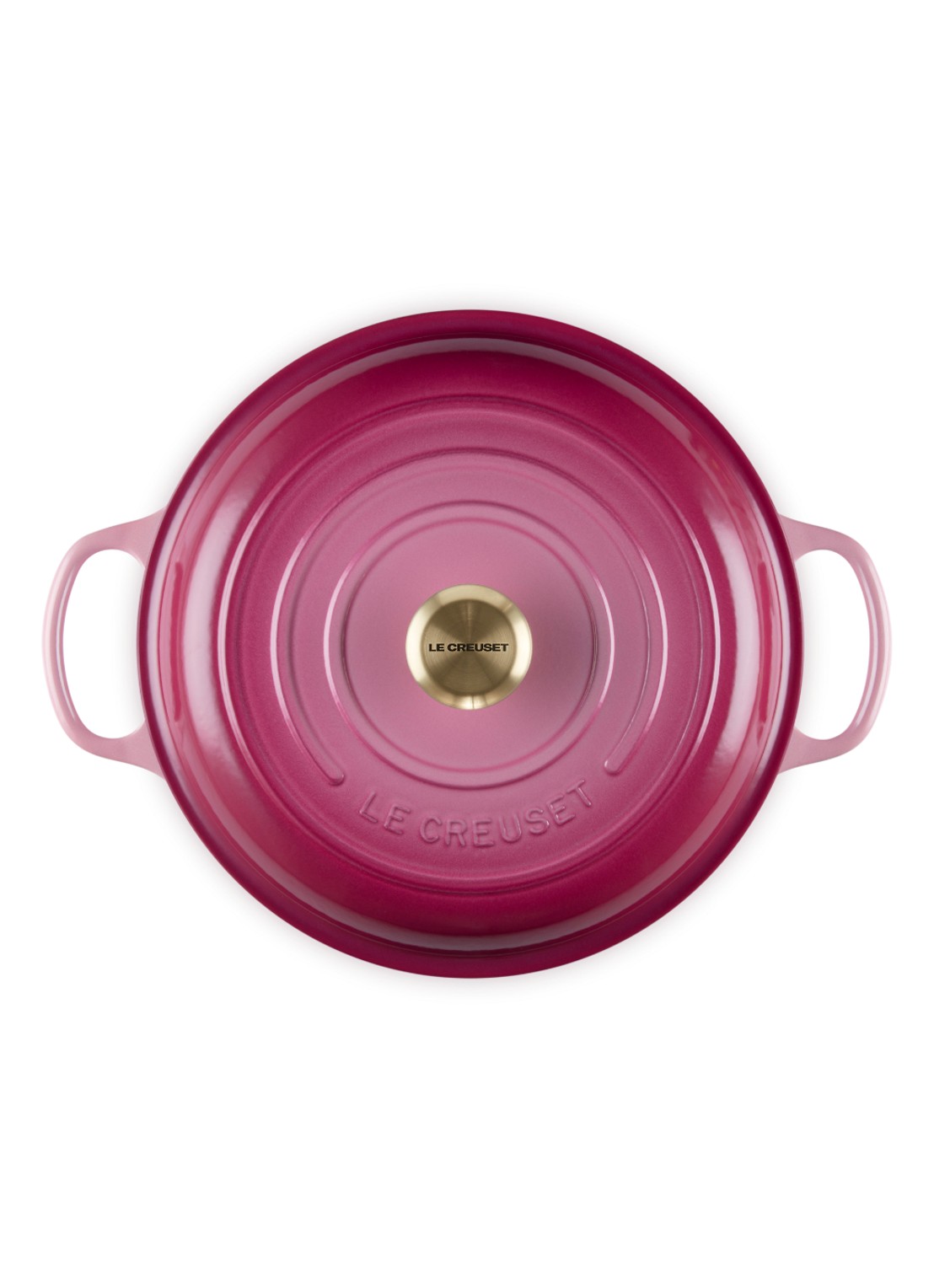 Le Creuset Campagnard braadpan Ø30 cm - detail 5 berry / roze