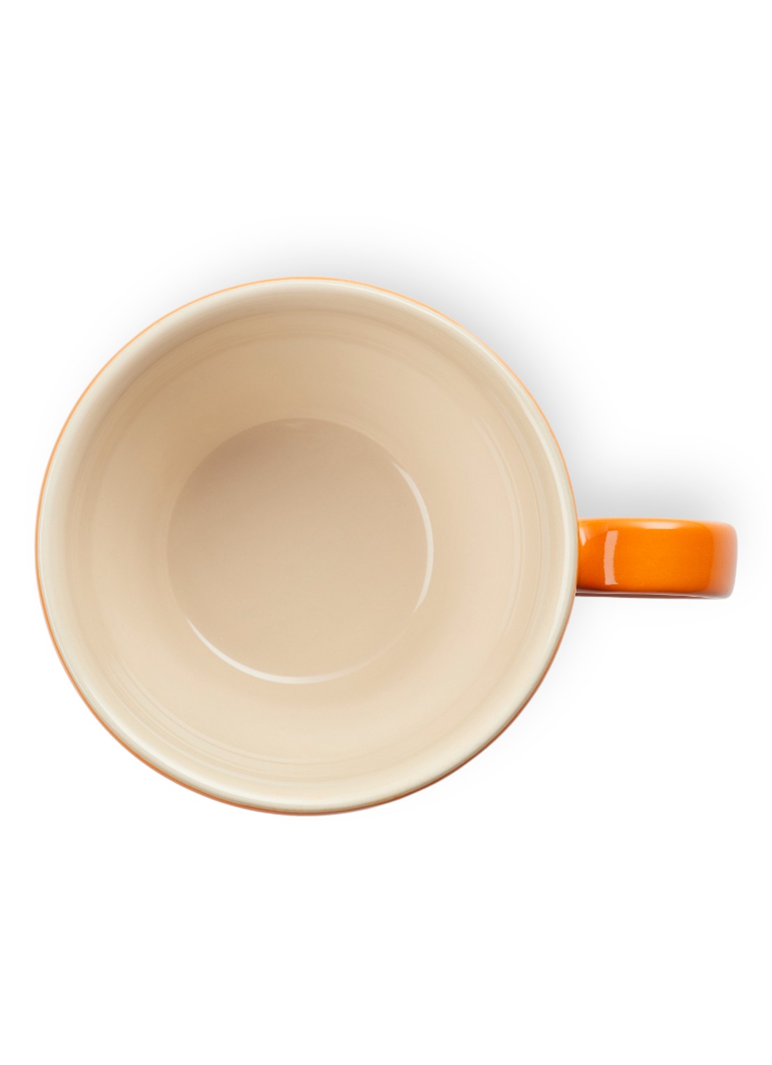 Le Creuset Cappuccino mok 40 cl - detail 3 oranjerood / oranje