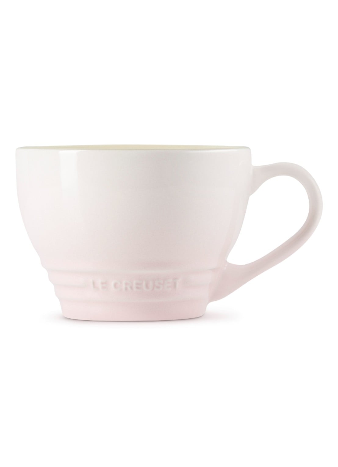 Le Creuset Cappuccino mok 40 cl - detail 2 shell pink / roze