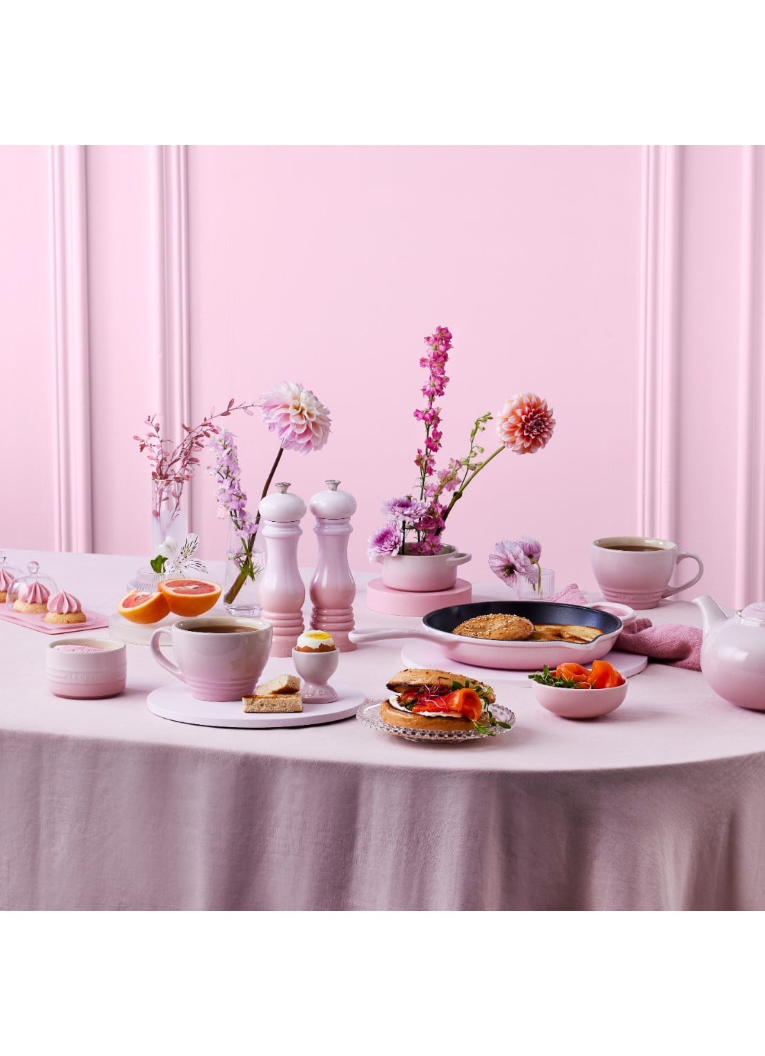 Le Creuset Cappuccino mok 40 cl - detail 5 shell pink / roze