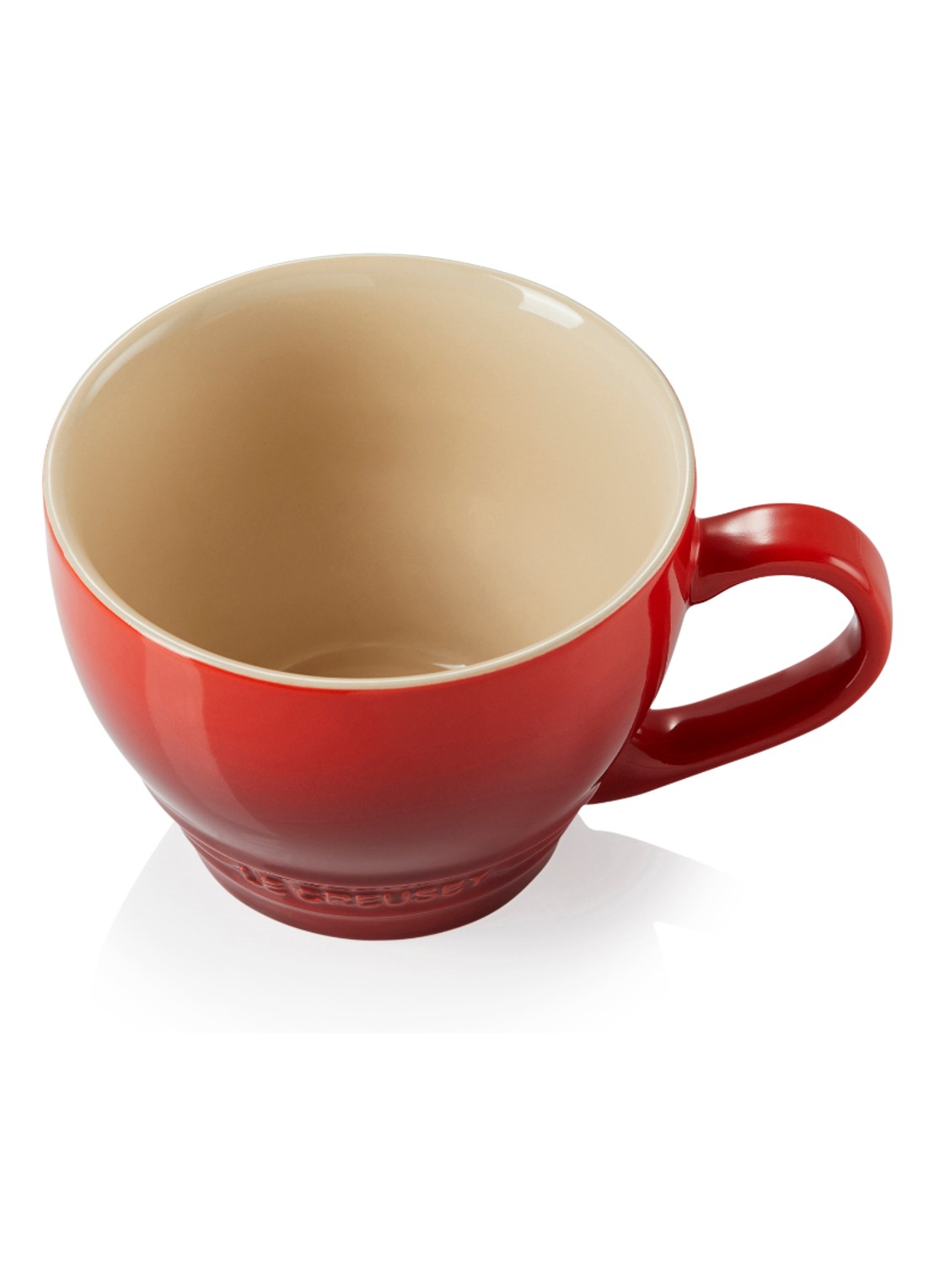 Le Creuset Cappuccino mok 40 cl - detail 2 kersenrood / rood