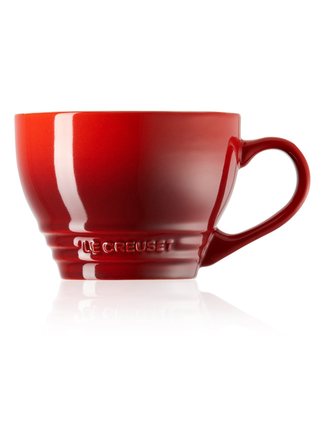 Le Creuset Cappuccino mok 40 cl - detail 3 kersenrood / rood