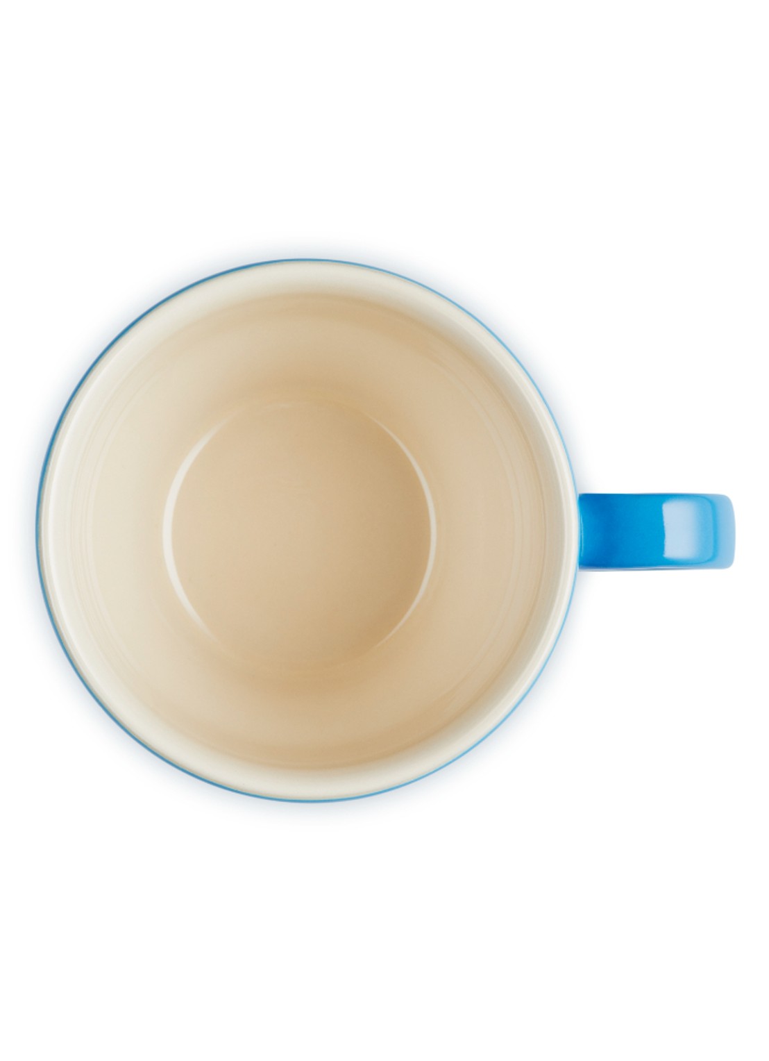 Le Creuset Cappuccino mok 40 cl - detail 4 azure / blauw