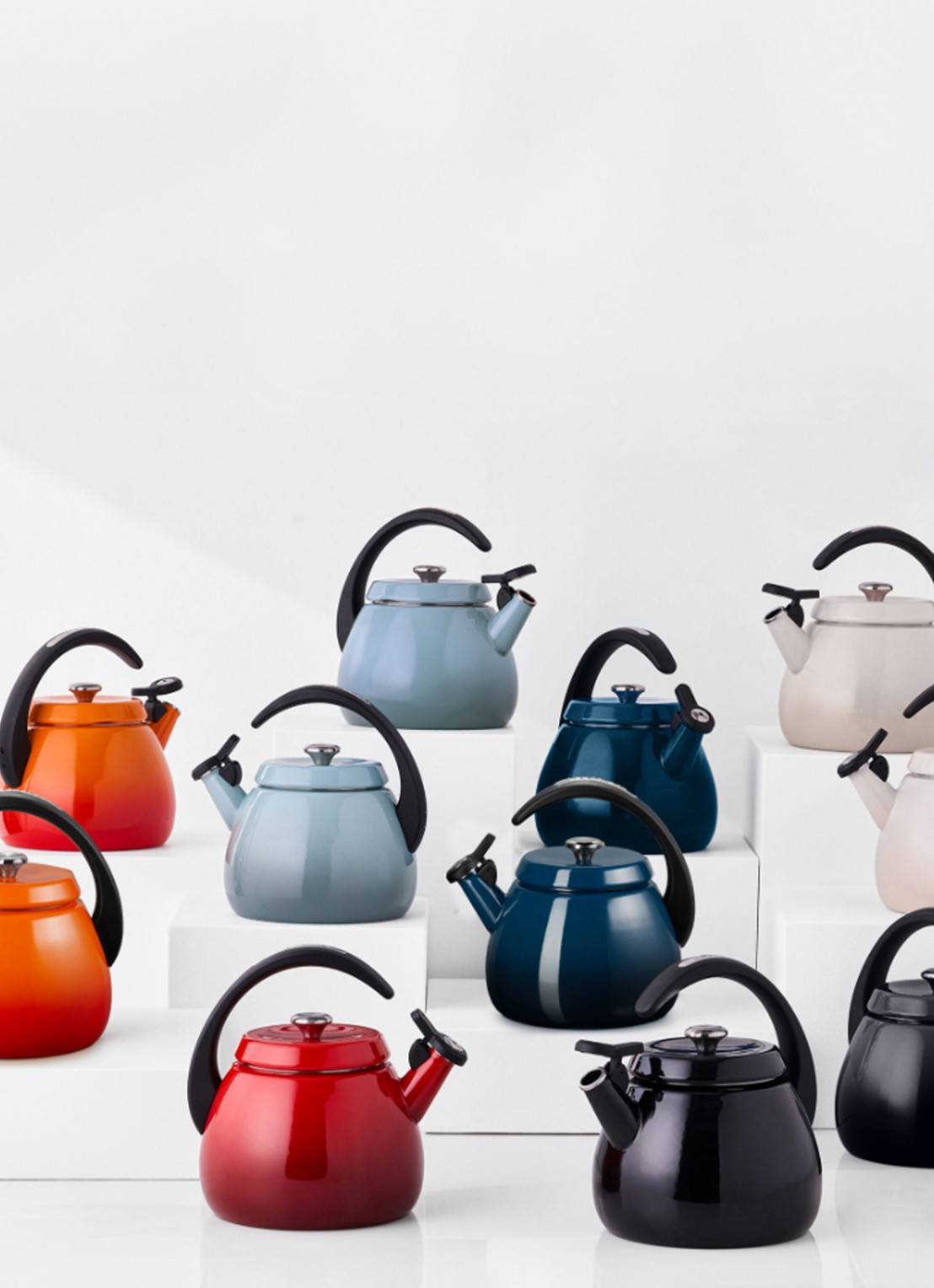 Le Creuset Cloche fluitketel 2,1 liter - detail 2 zwart