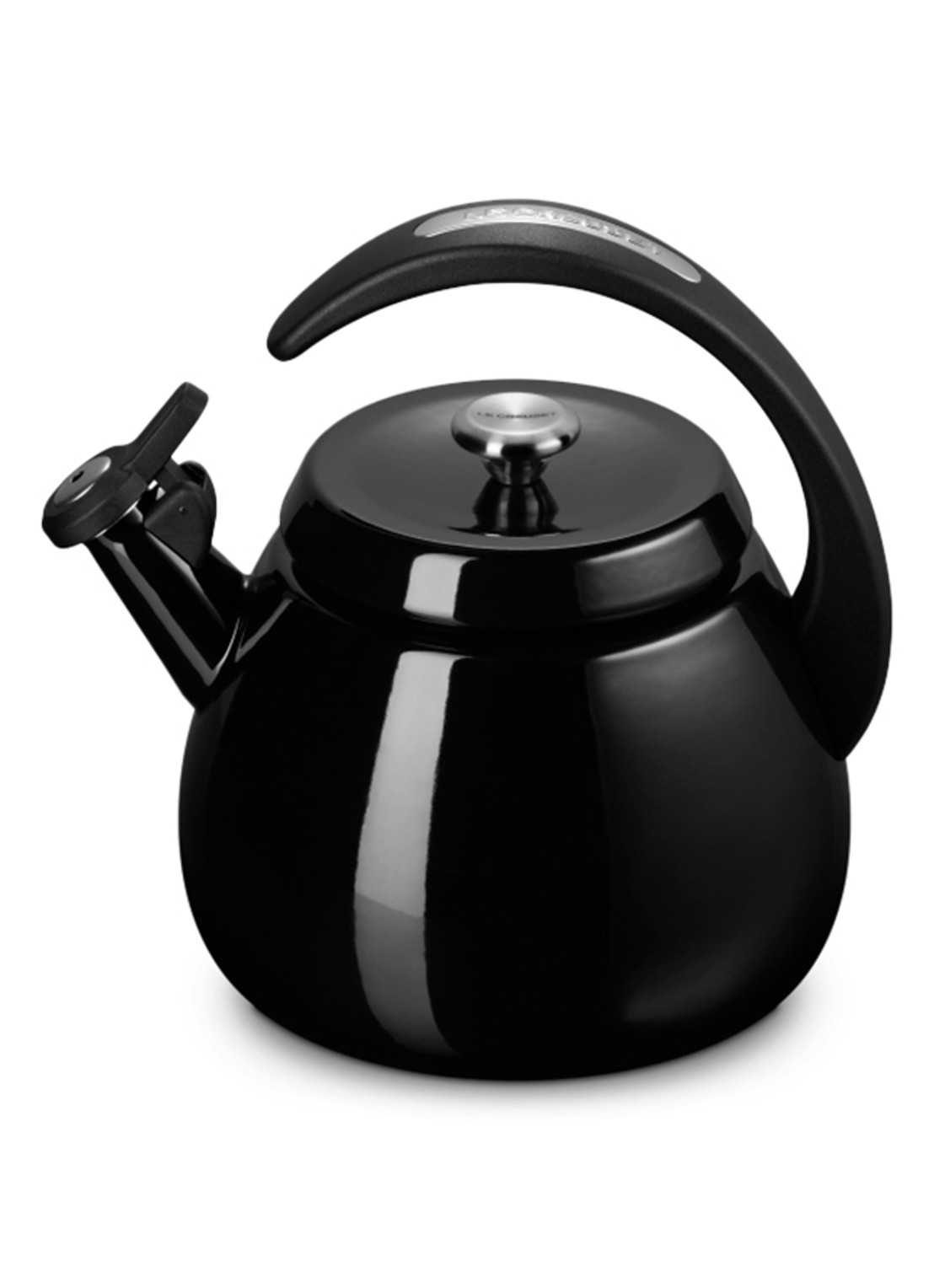 Le Creuset Cloche fluitketel 2,1 liter - voorkant 4 zwart