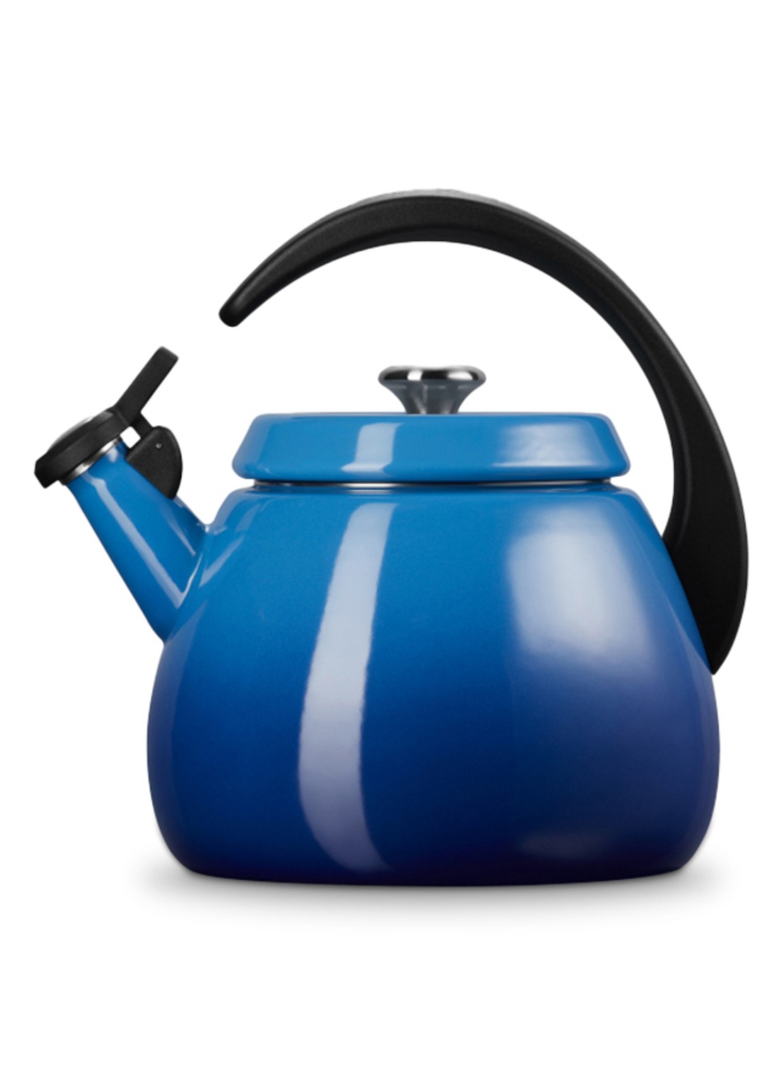 Le Creuset Cloche fluitketel 2,1 liter - achterkant 4 royalblauw