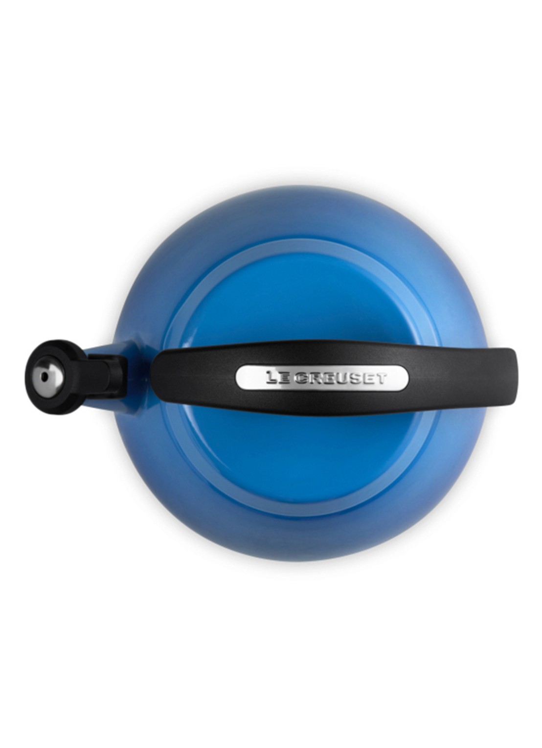Le Creuset Cloche fluitketel 2,1 liter - detail royalblauw
