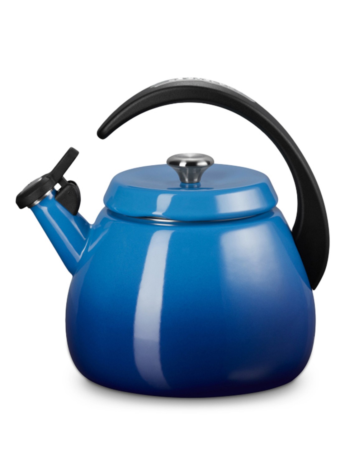 Le Creuset Cloche fluitketel 2,1 liter - voorkant 2 royalblauw