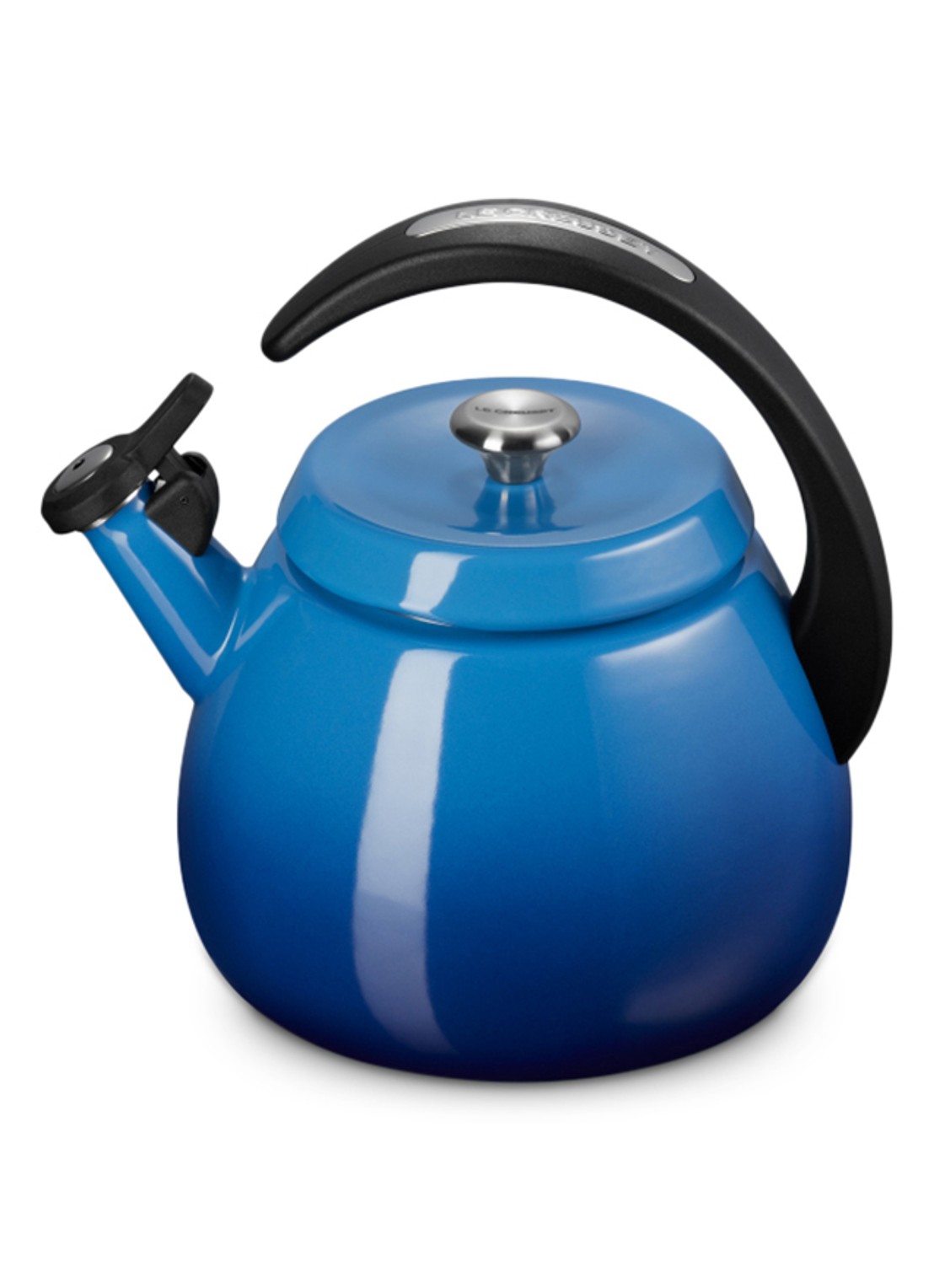 Le Creuset Cloche fluitketel 2,1 liter - voorkant 3 royalblauw