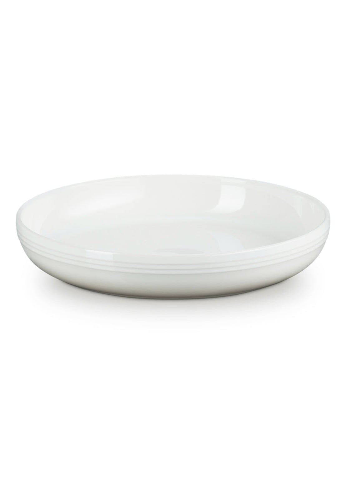 Le Creuset Coupe diep bord 22 cm  - voorkant meringue / beige