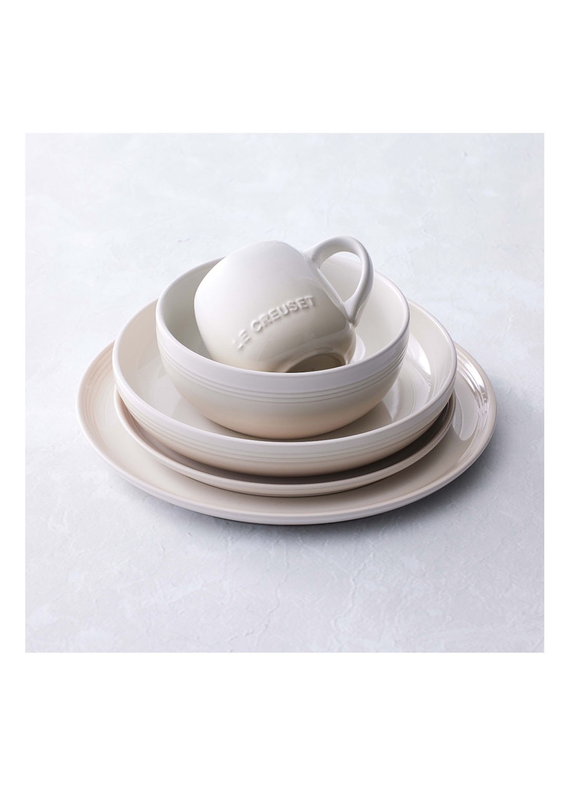 Le Creuset Coupe dinerbord 27 cm - detail 4 meringue / beige