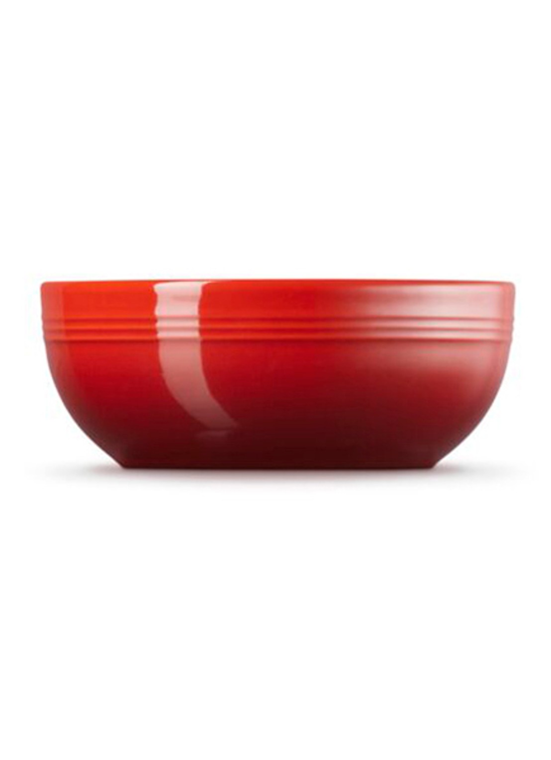 Le Creuset Coupe kom 16 cm - achterkant 4 donkerrood
