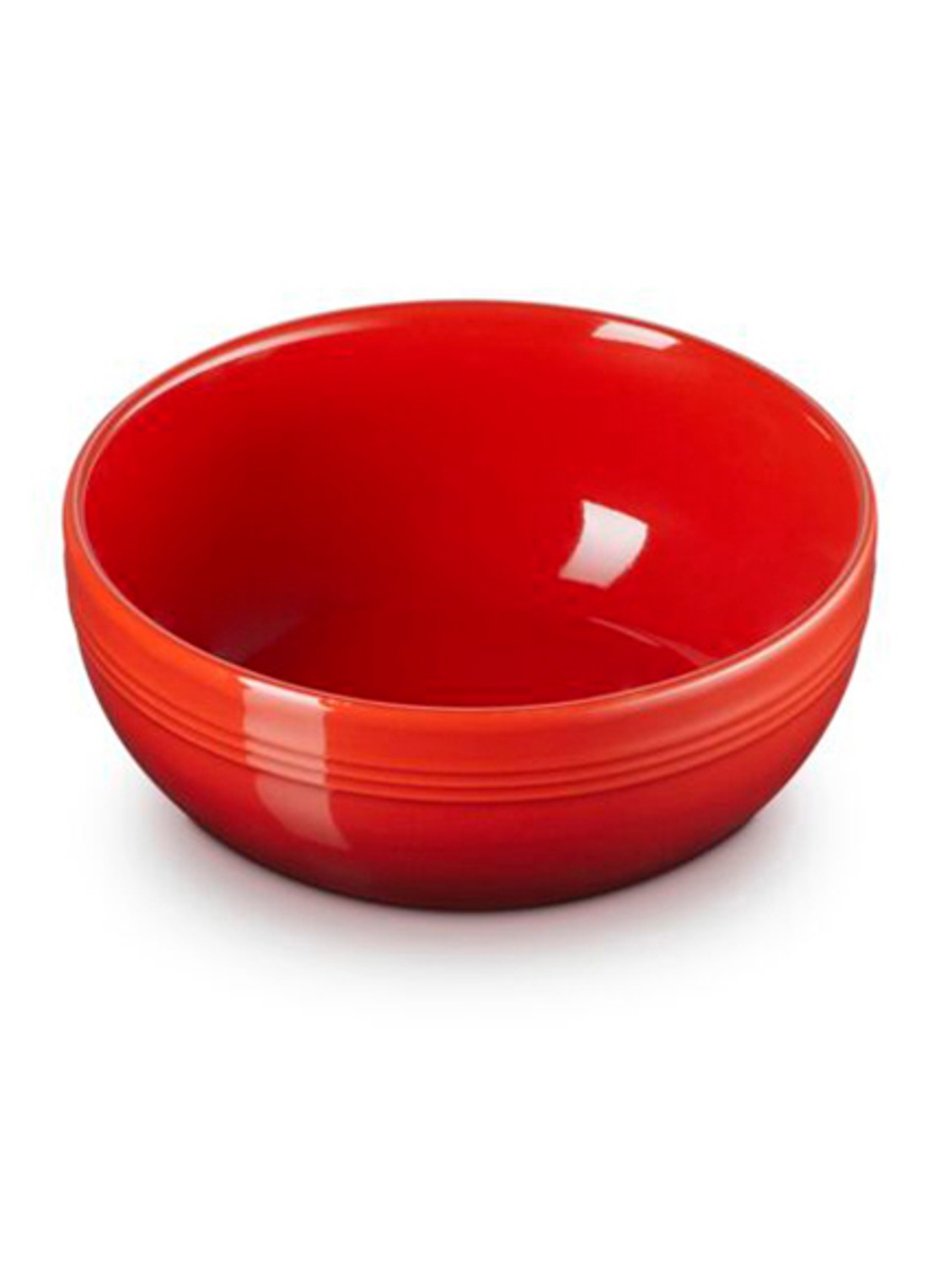 Le Creuset Coupe kom 16 cm - voorkant 6 donkerrood