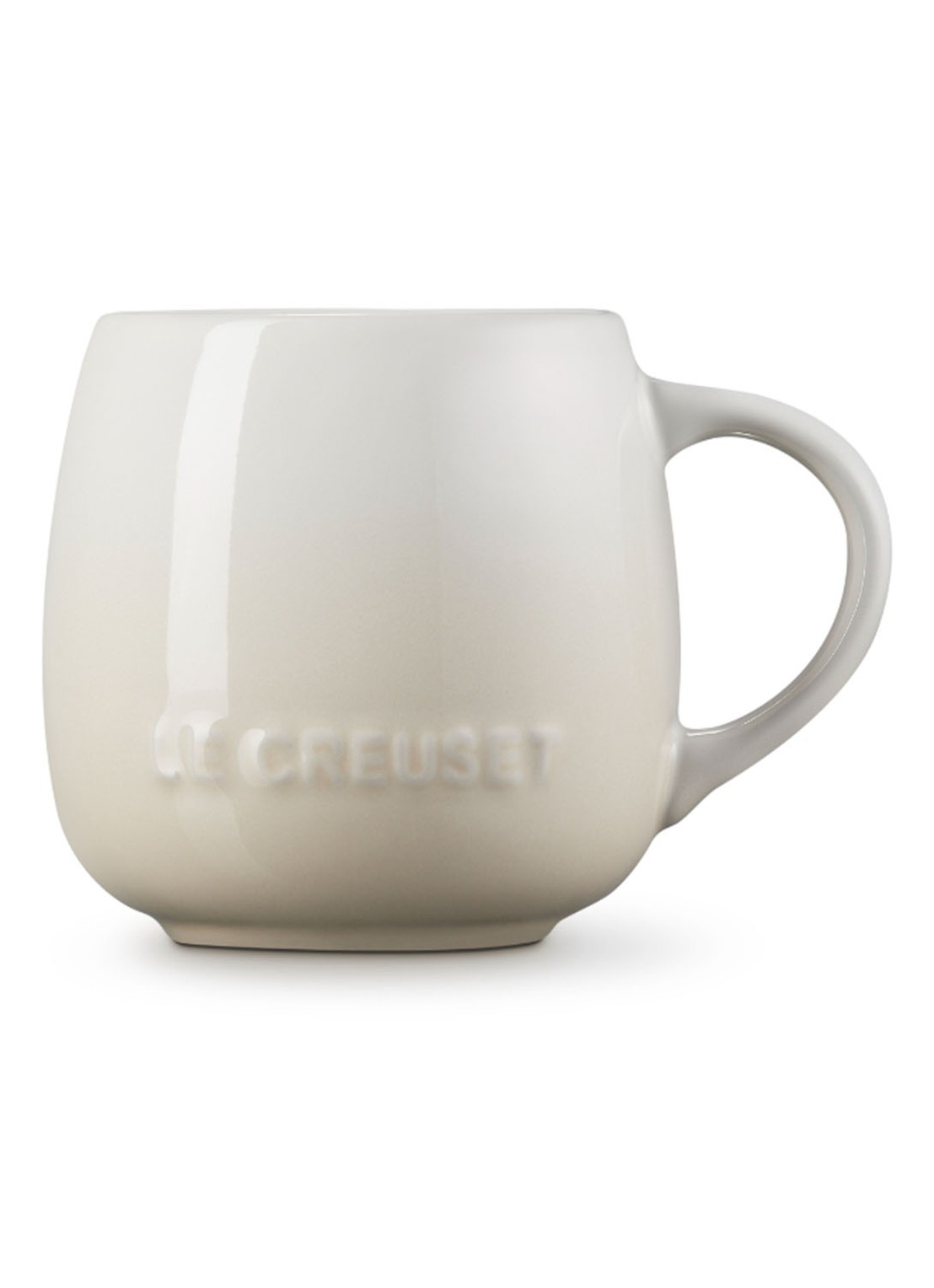 Le Creuset Coupe mok 32 cl - achterkant 3 meringue / beige