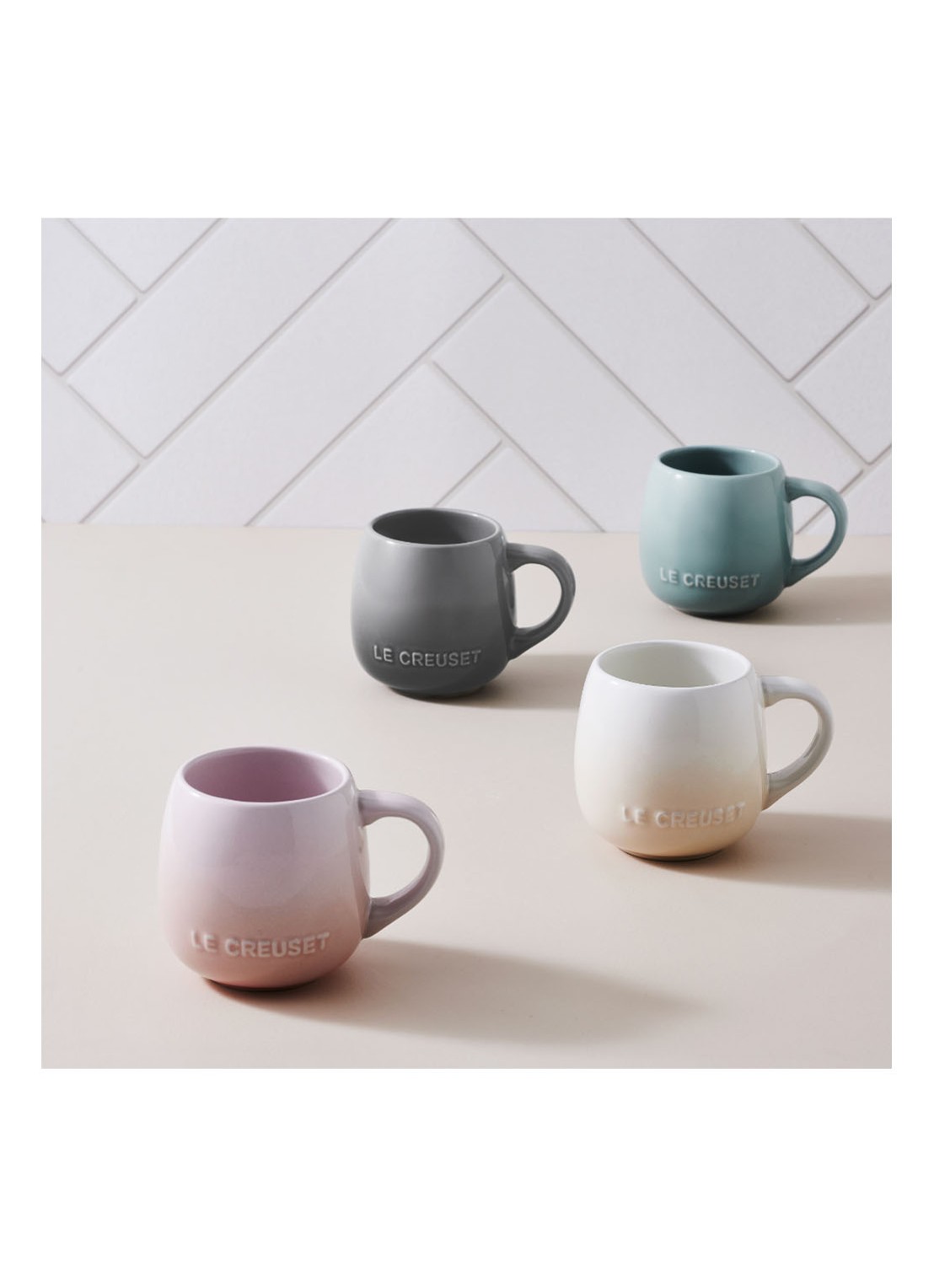 Le Creuset Coupe mok 32 cl - detail 5 meringue / beige