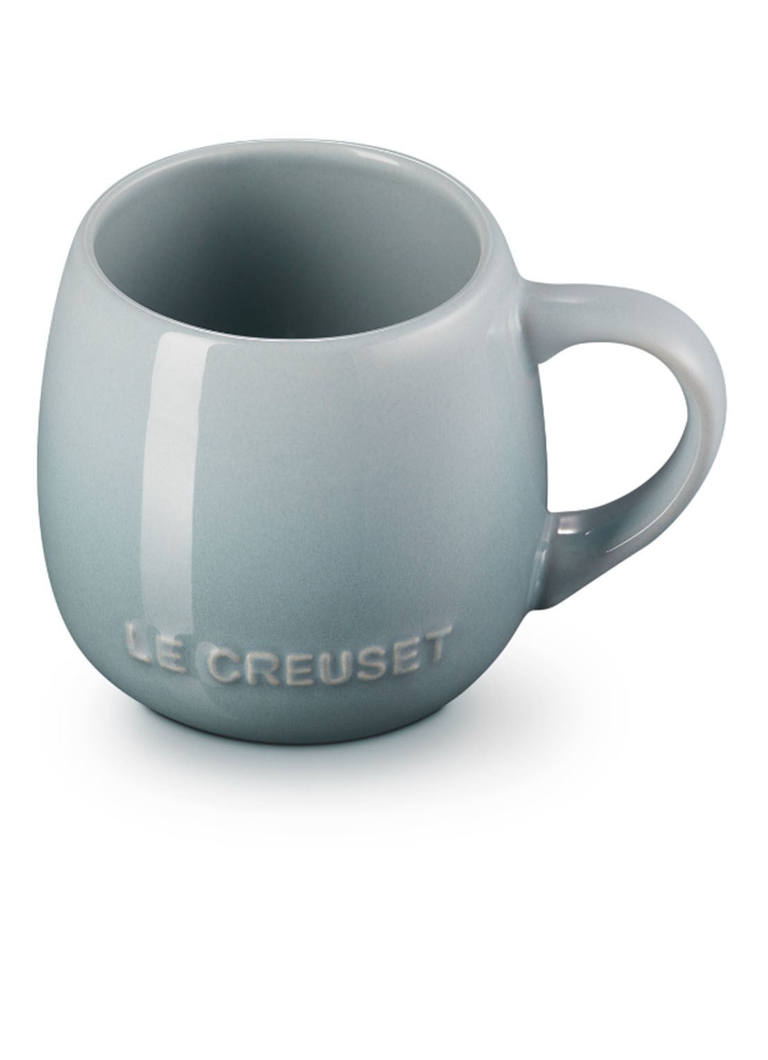 Le Creuset Coupe mok 32 cl - voorkant 2 sea salt / blauwgrijs