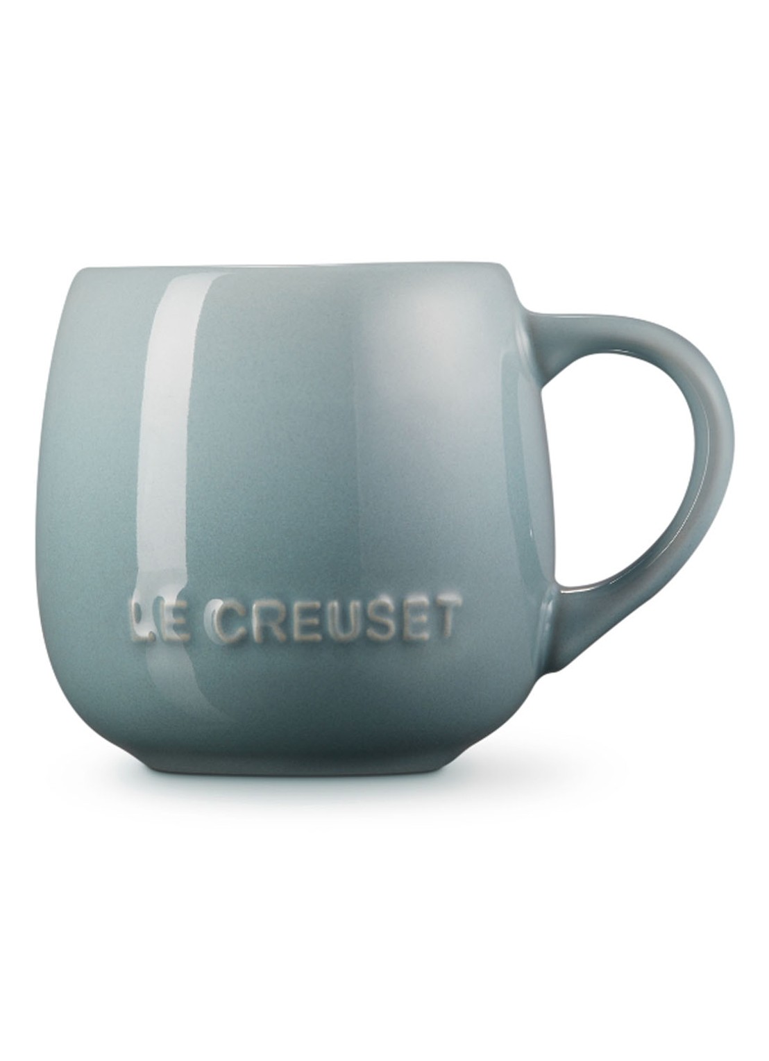 Le Creuset Coupe mok 32 cl - achterkant 6 sea salt / lichtgroen