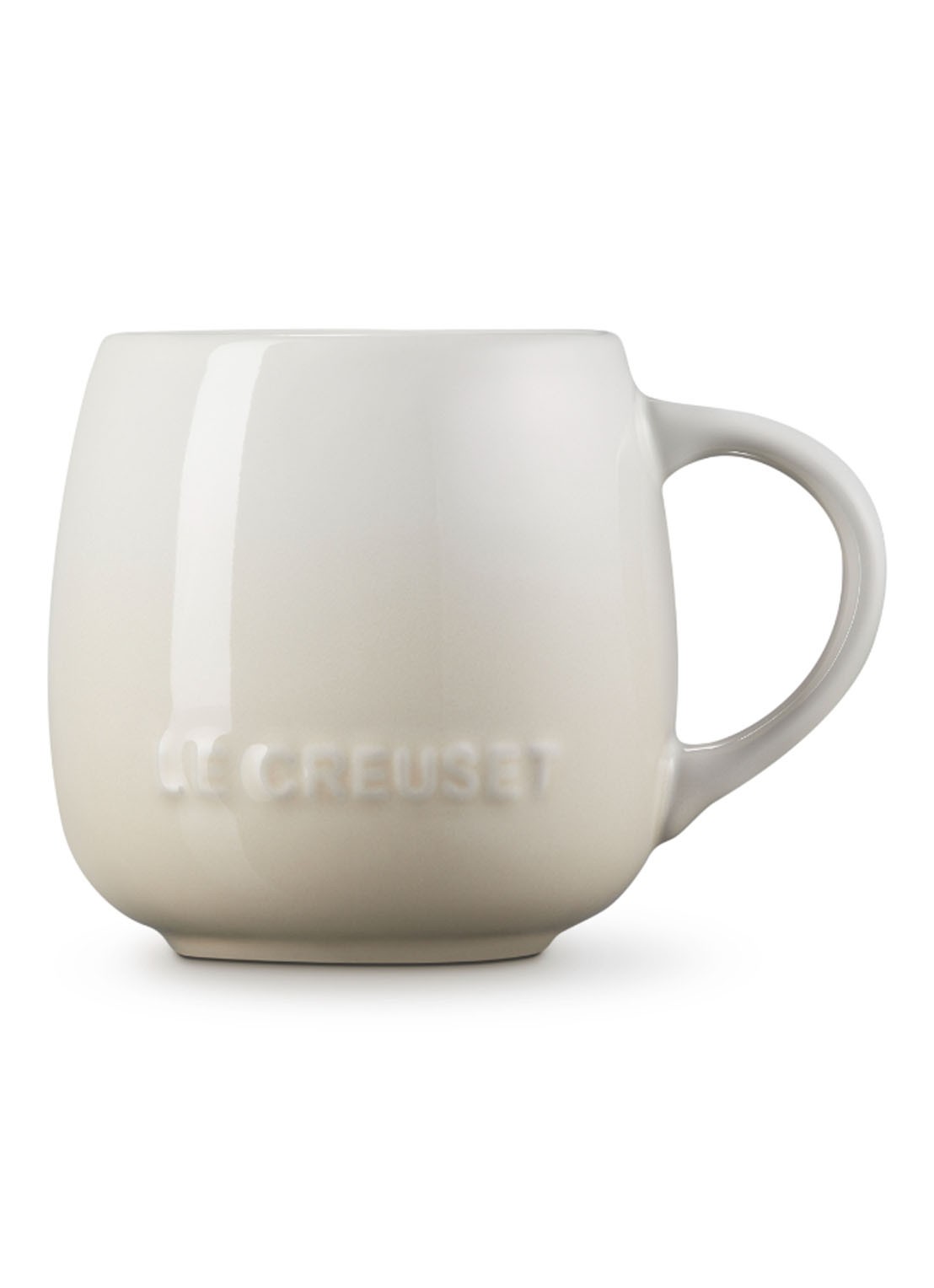 Le Creuset Coupe mok 32 cl - achterkant meringue / beige